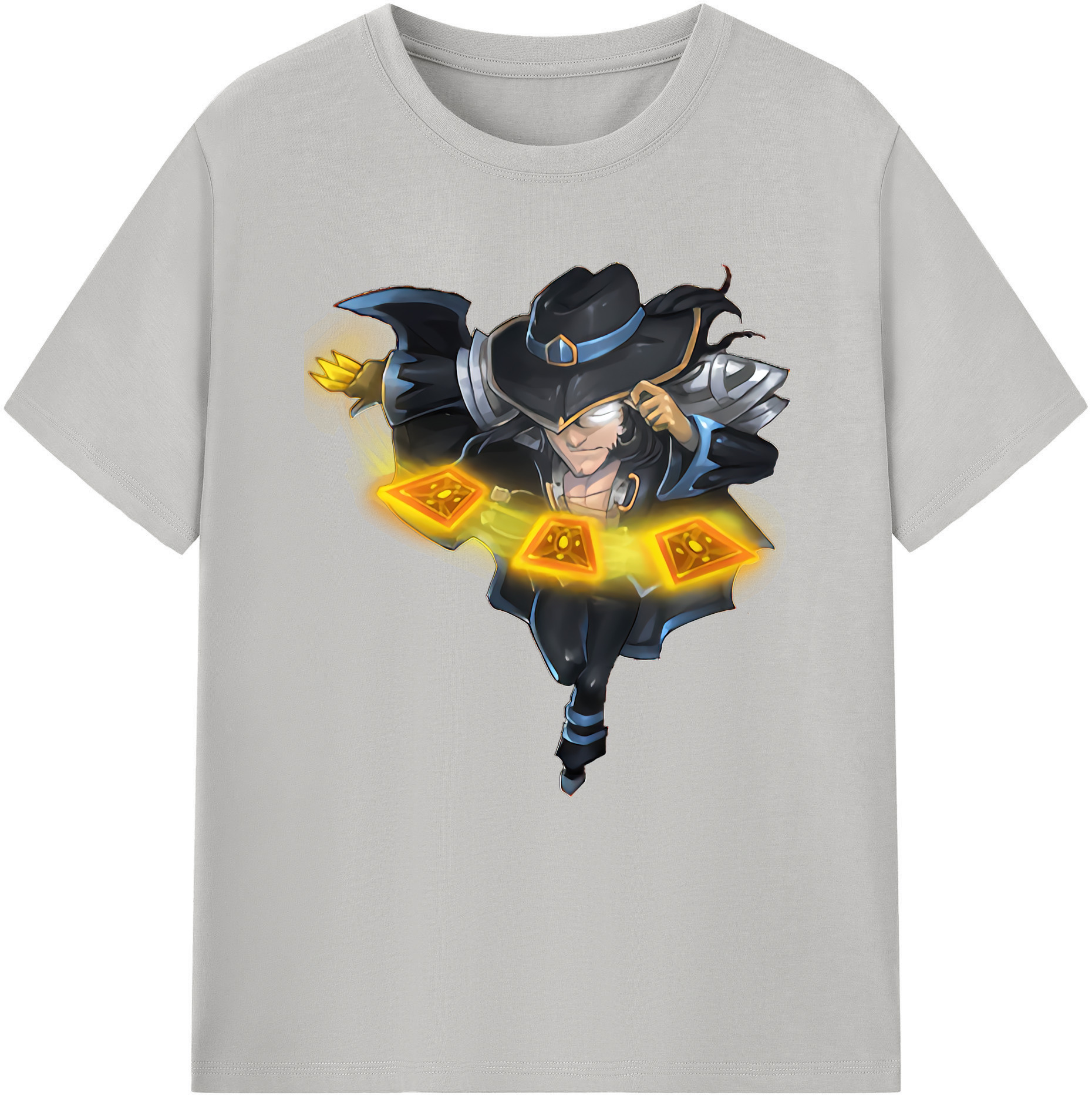 （画像用） リーグ・オブ・レジェンド League of Legends LOL レディースカジュアルプリントTシャツ（綿100％）