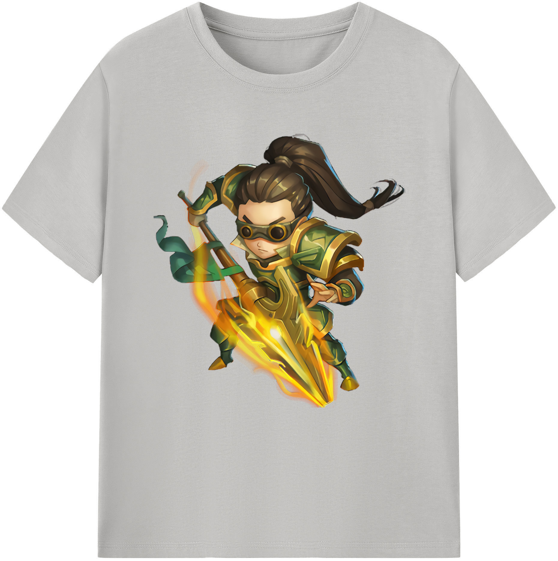 （画像用） リーグ・オブ・レジェンド League of Legends LOL レディースカジュアルプリントTシャツ（綿100％）