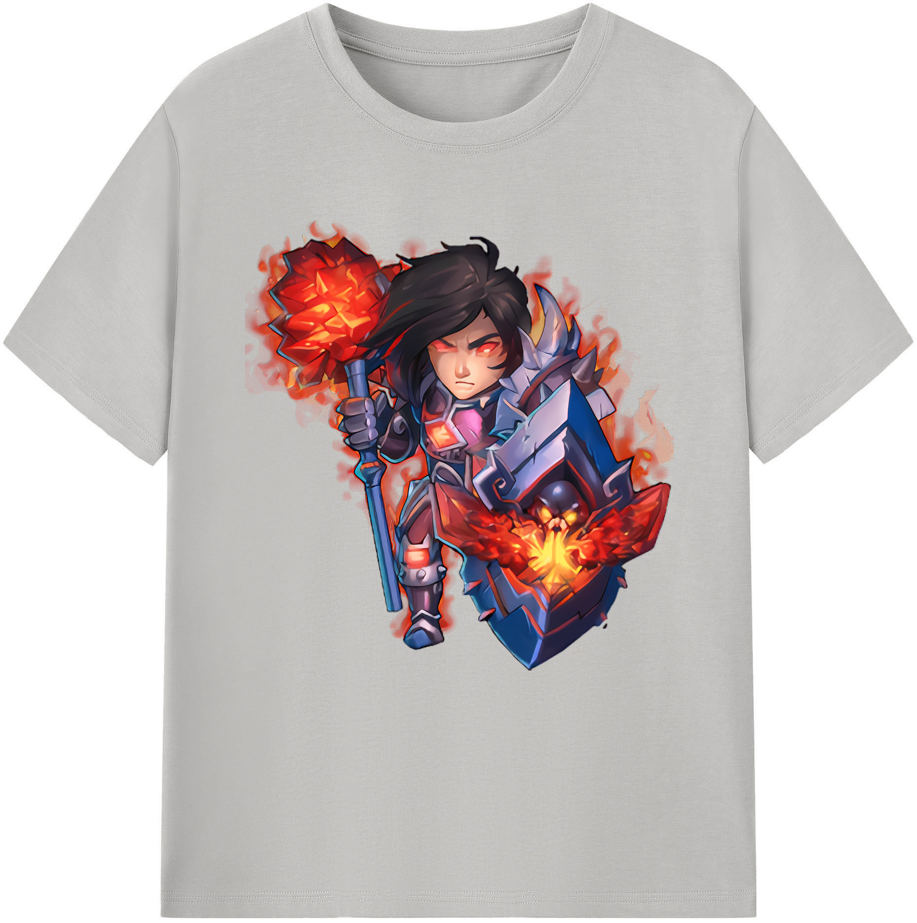 （画像用） リーグ・オブ・レジェンド League of Legends LOL レディースカジュアルプリントTシャツ（綿100％）