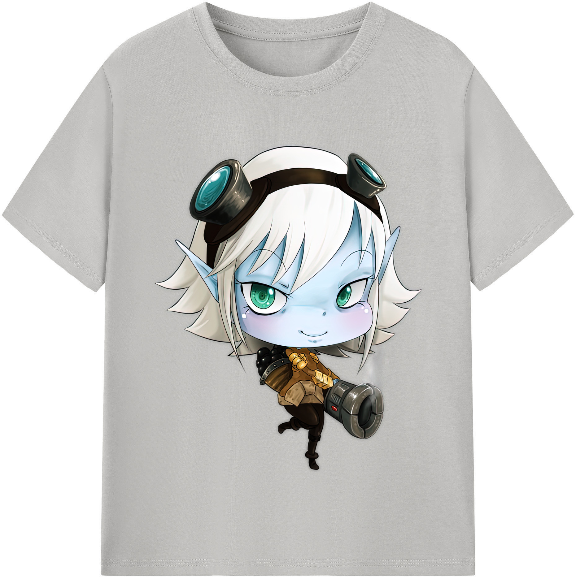 （画像用） リーグ・オブ・レジェンド League of Legends LOL レディースカジュアルプリントTシャツ（綿100％）