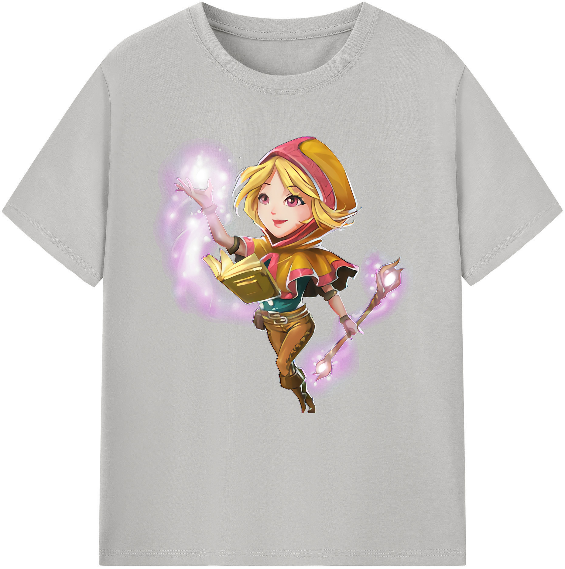 （画像用） リーグ・オブ・レジェンド League of Legends LOL レディースカジュアルプリントTシャツ（綿100％）