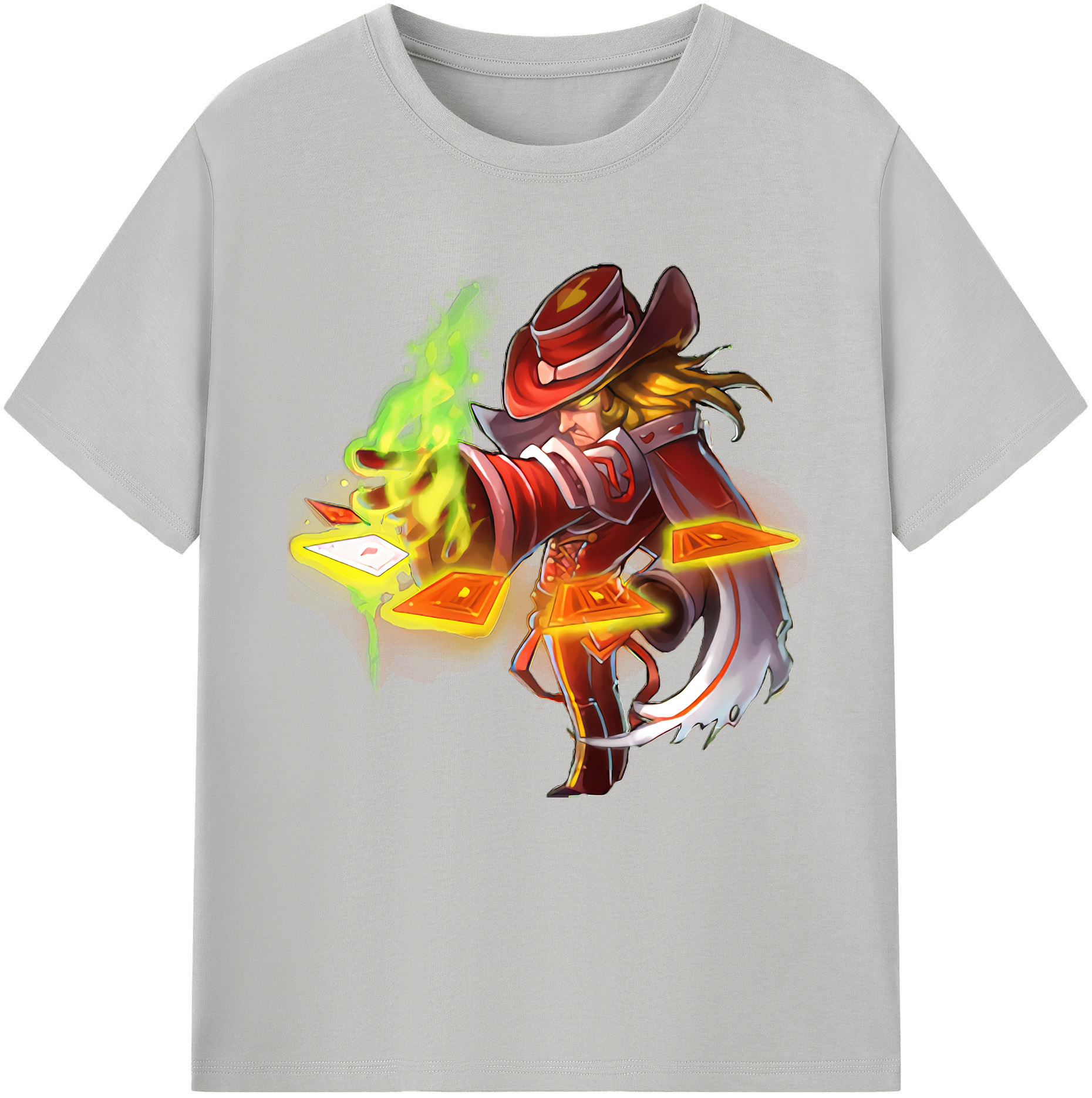 （画像用） リーグ・オブ・レジェンド League of Legends LOL レディースカジュアルプリントTシャツ（綿100％）