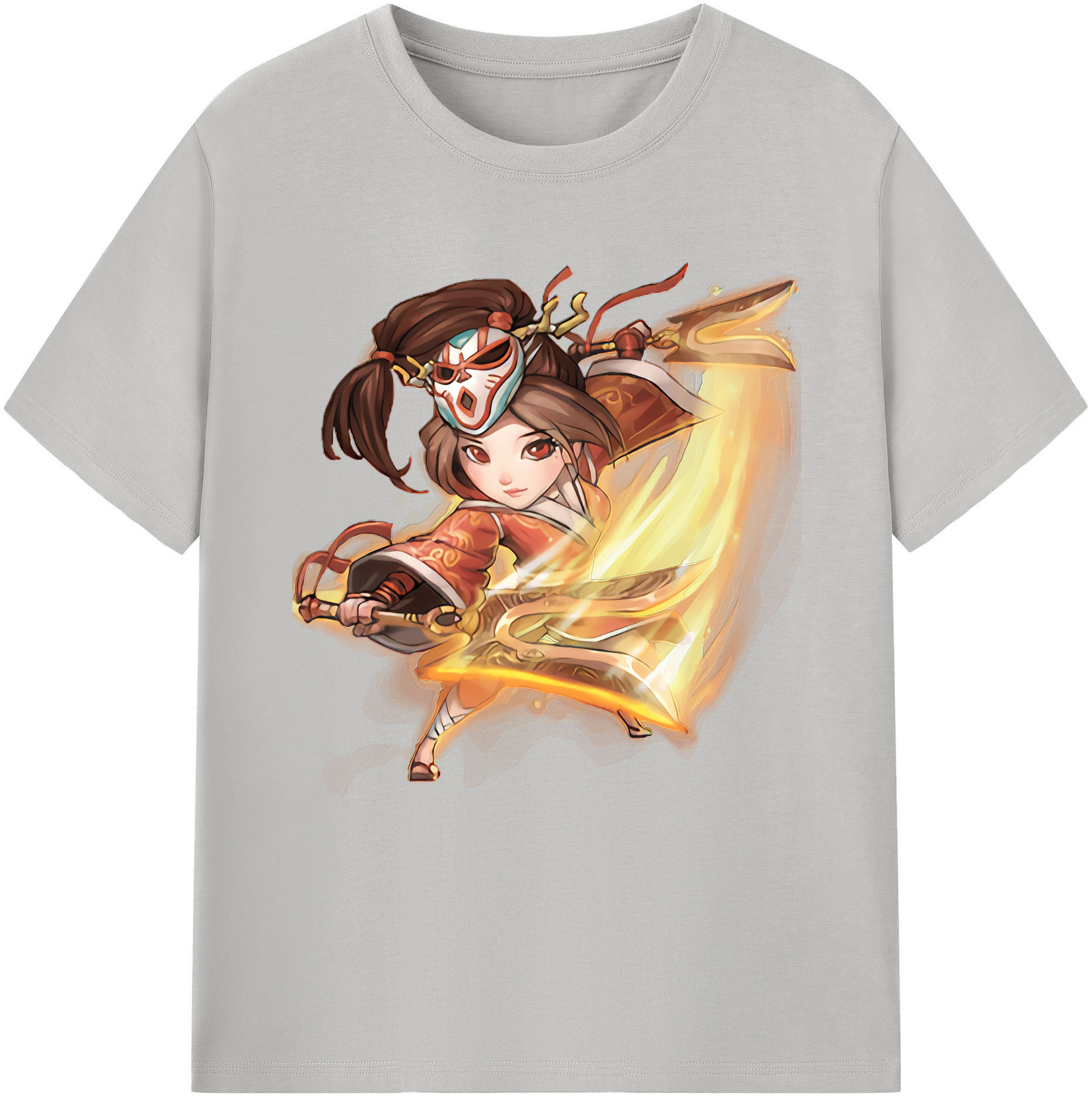 （画像用） リーグ・オブ・レジェンド League of Legends LOL レディースカジュアルプリントTシャツ（綿100％）
