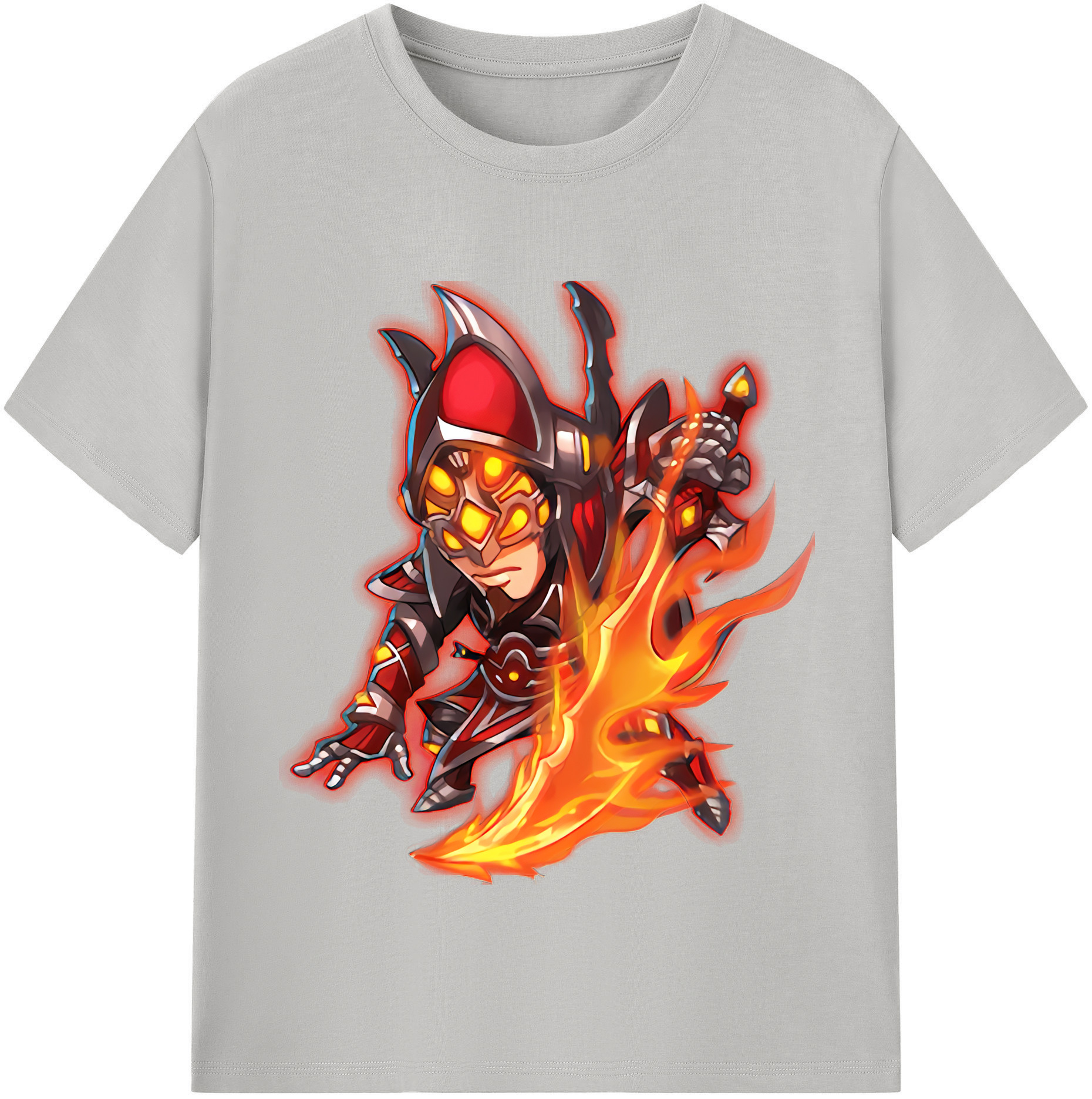 （画像用） リーグ・オブ・レジェンド League of Legends LOL レディースカジュアルプリントTシャツ（綿100％）