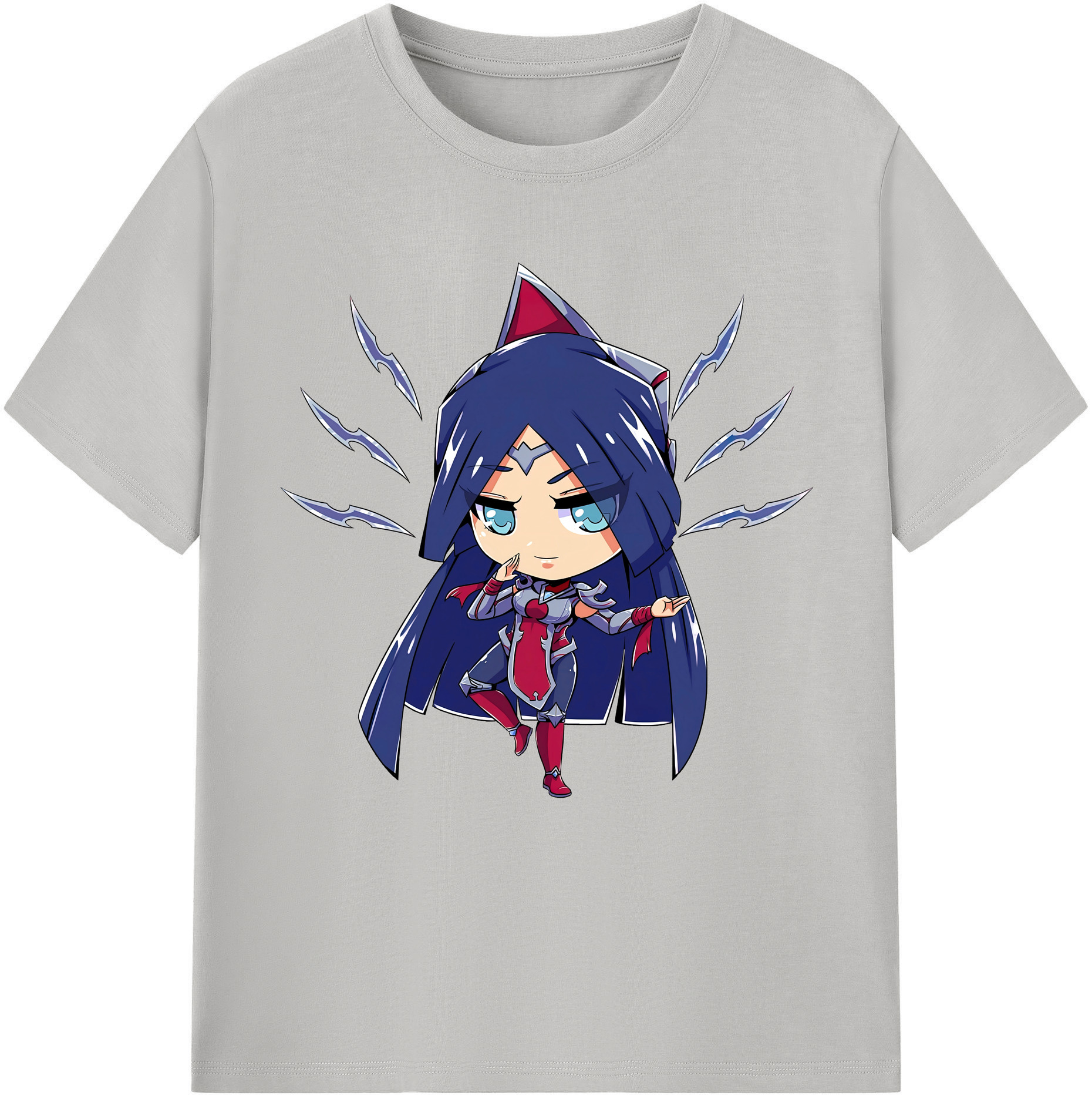 （画像用） リーグ・オブ・レジェンド League of Legends LOL レディースカジュアルプリントTシャツ（綿100％）