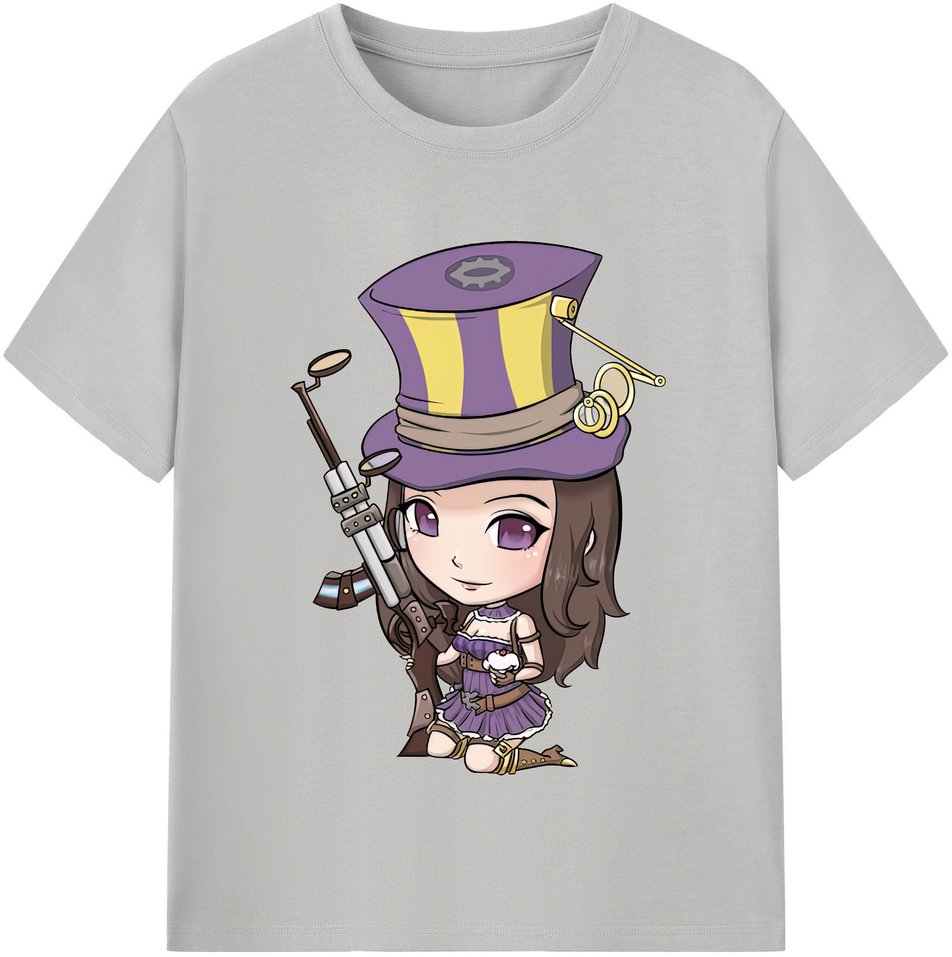 リーグ・オブ・レジェンド League of Legends LOL レディースカジュアルプリントTシャツ（綿100％）