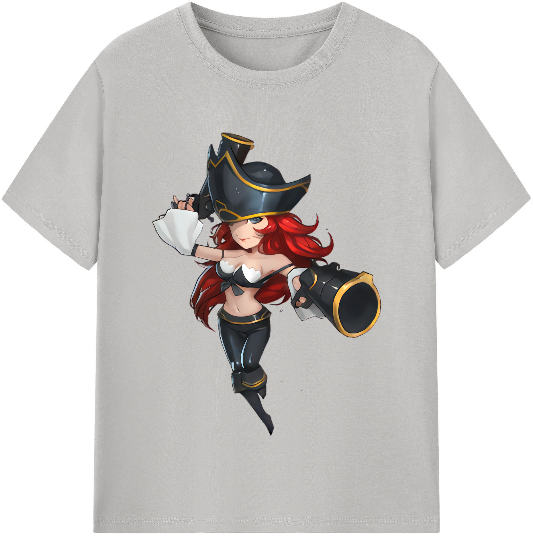 （画像用） リーグ・オブ・レジェンド League of Legends LOL レディースカジュアルプリントTシャツ（綿100％）