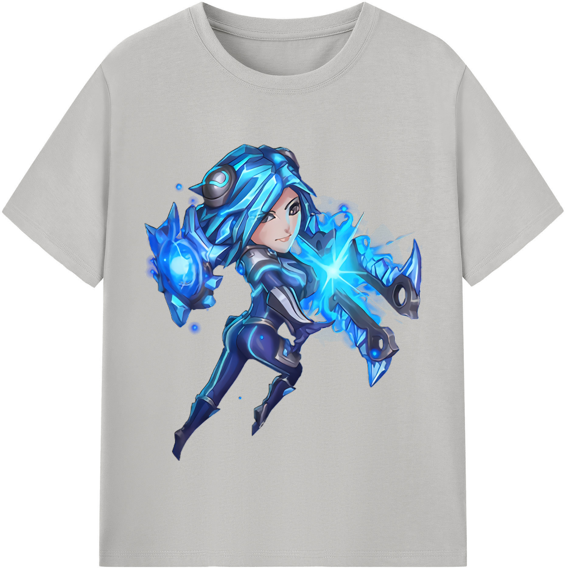 （画像用） リーグ・オブ・レジェンド League of Legends LOL レディースカジュアルプリントTシャツ（綿100％）