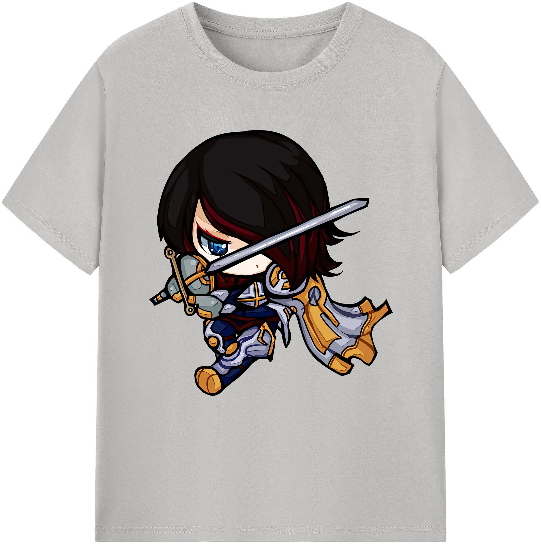リーグ・オブ・レジェンド League of Legends LOL レディースカジュアルプリントTシャツ（綿100％）