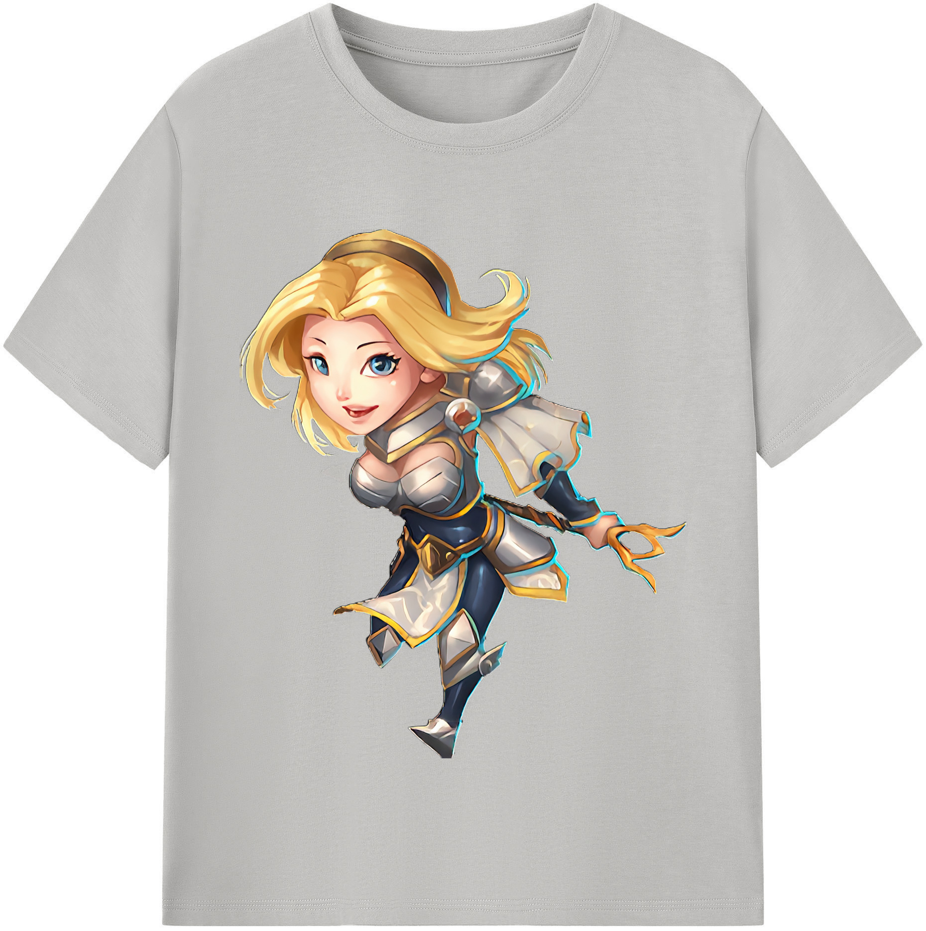 （画像用） リーグ・オブ・レジェンド League of Legends LOL レディースカジュアルプリントTシャツ（綿100％）