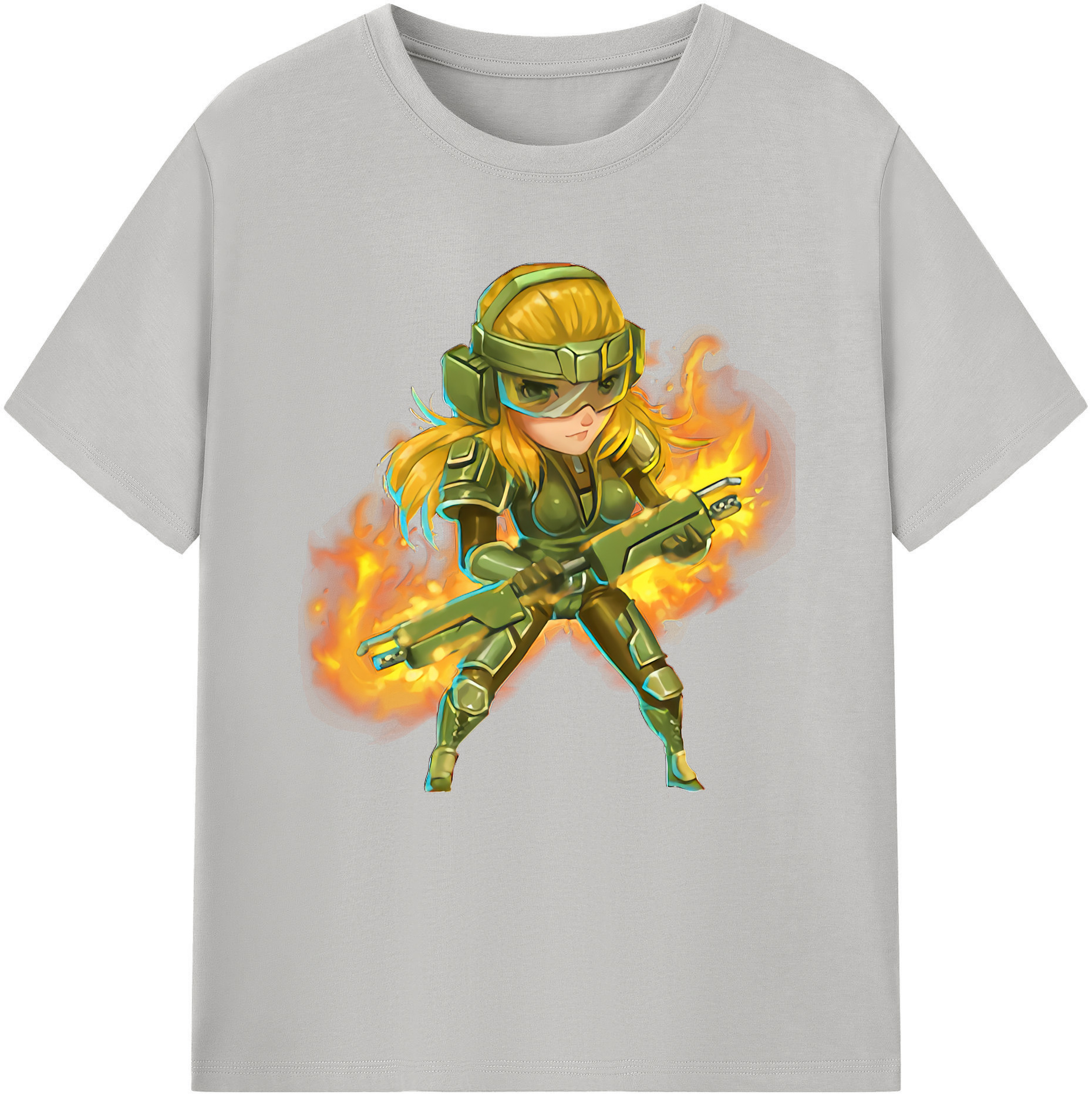 （画像用） リーグ・オブ・レジェンド League of Legends LOL レディースカジュアルプリントTシャツ（綿100％）