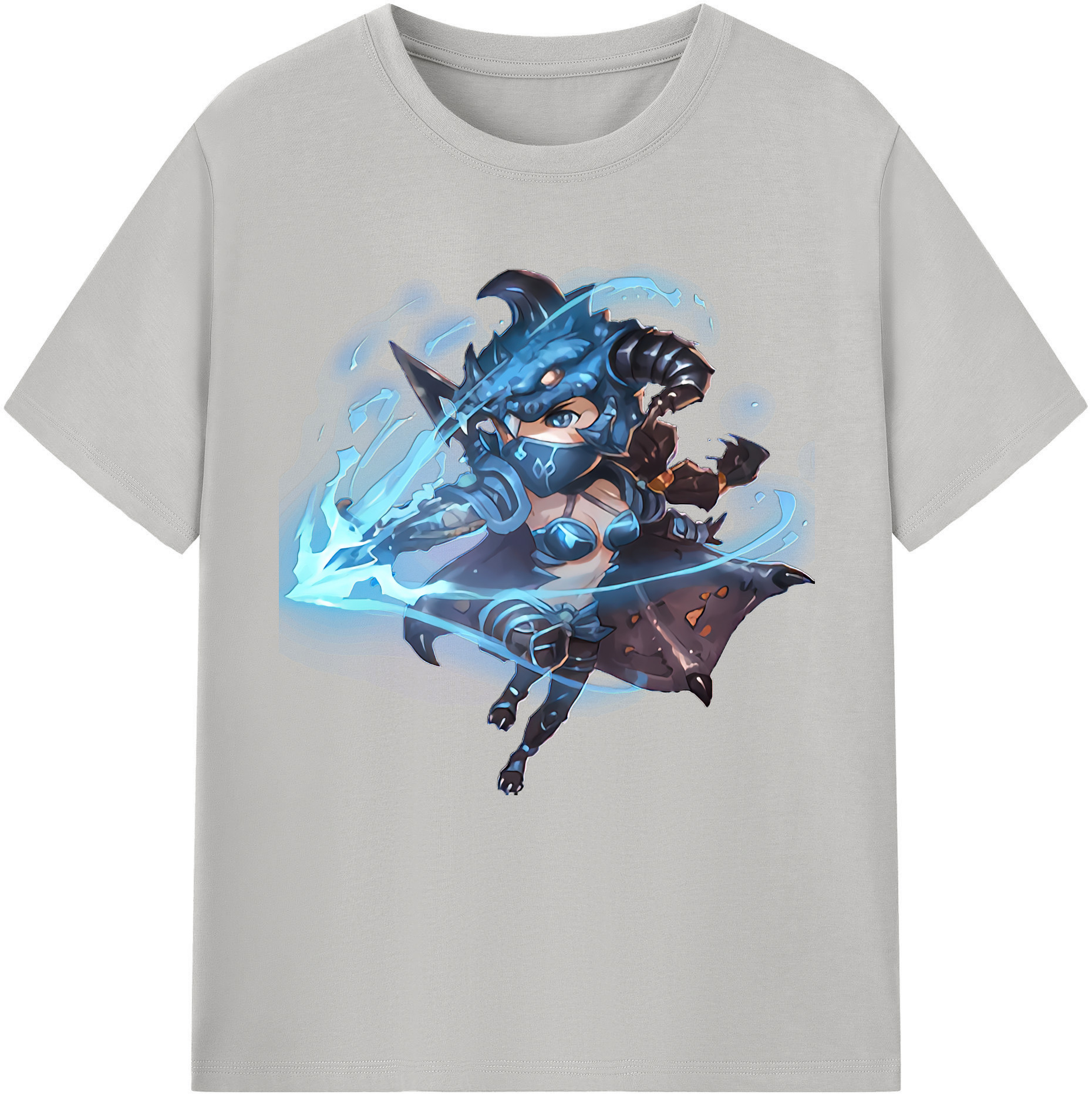 （画像用） リーグ・オブ・レジェンド League of Legends LOL レディースカジュアルプリントTシャツ（綿100％）