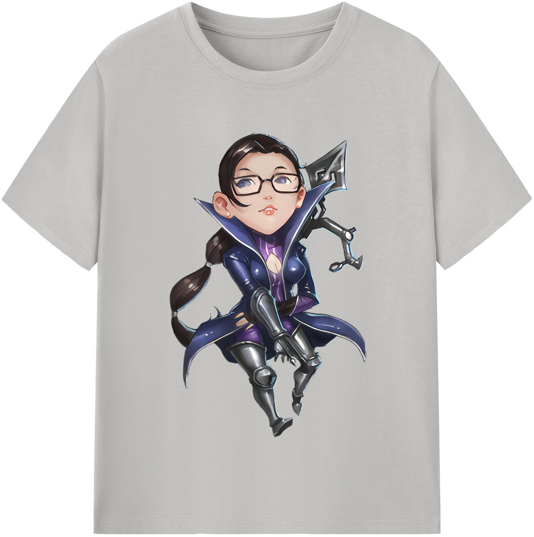 （画像用） リーグ・オブ・レジェンド League of Legends LOL レディースカジュアルプリントTシャツ（綿100％）