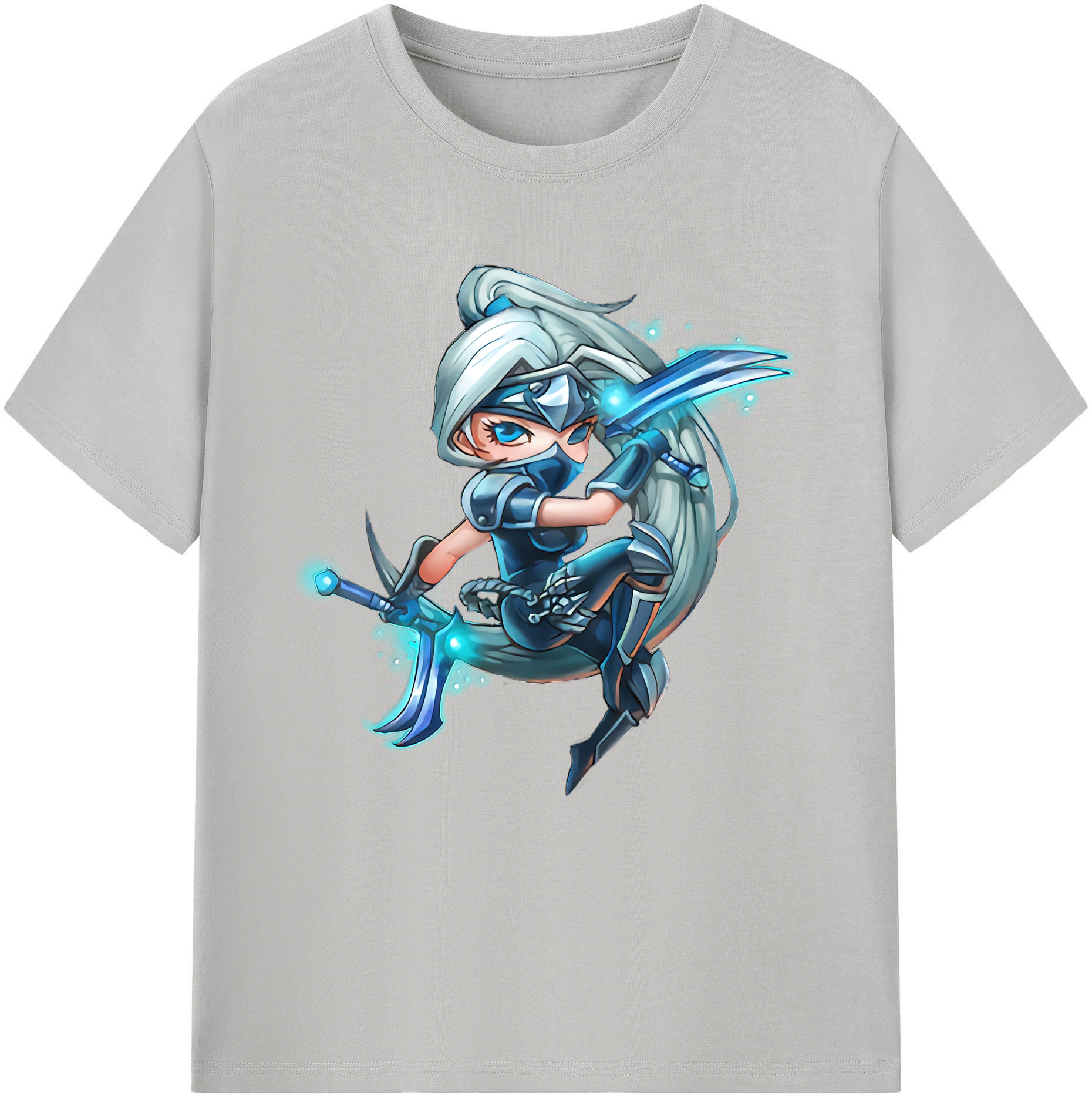 （画像用） リーグ・オブ・レジェンド League of Legends LOL レディースカジュアルプリントTシャツ（綿100％）