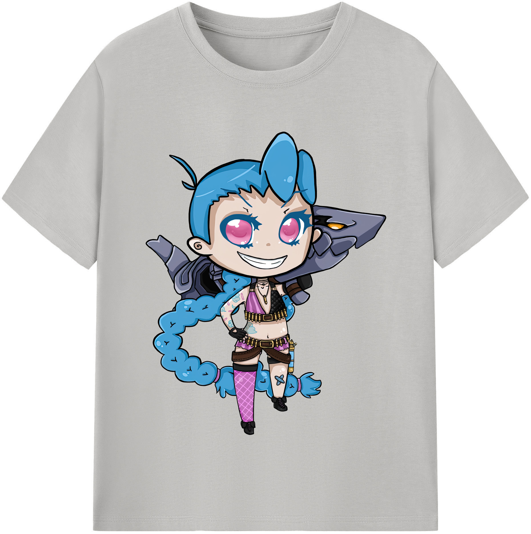 リーグ・オブ・レジェンド League of Legends LOL レディースカジュアルプリントTシャツ（綿100％）