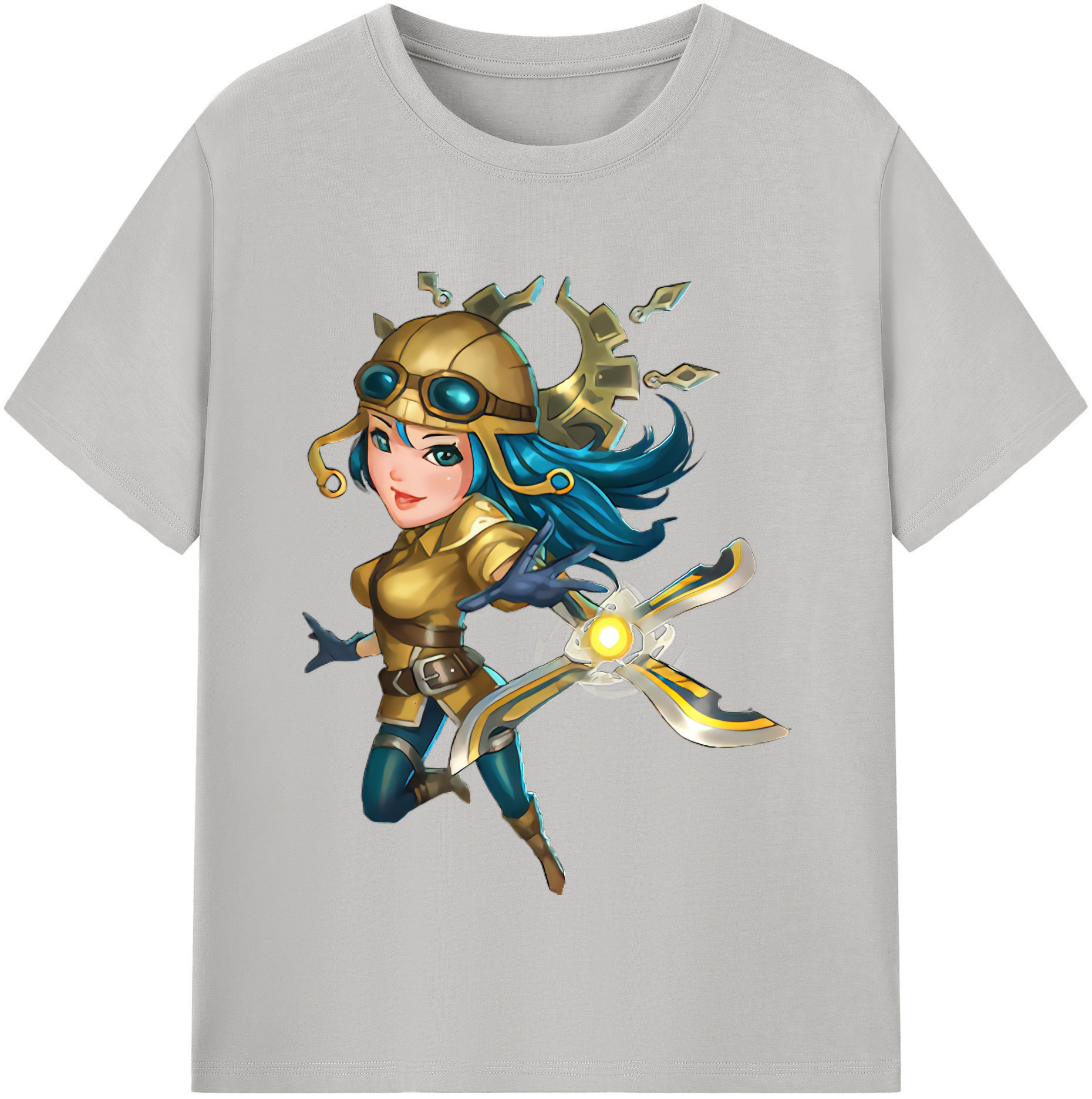 （画像用） リーグ・オブ・レジェンド League of Legends LOL レディースカジュアルプリントTシャツ（綿100％）
