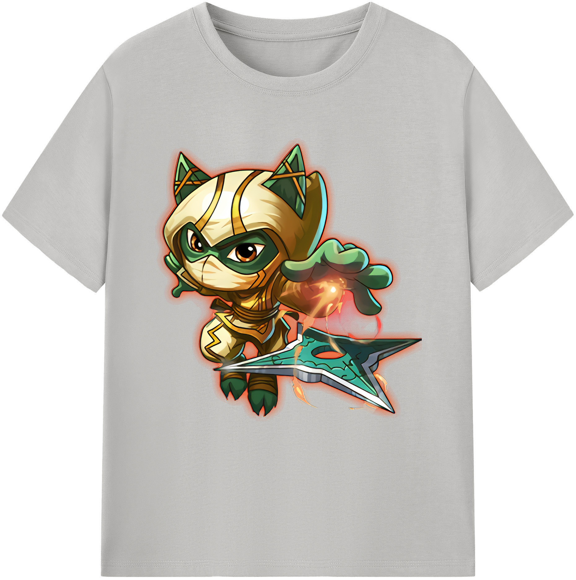 （画像用） リーグ・オブ・レジェンド League of Legends LOL レディースカジュアルプリントTシャツ（綿100％）