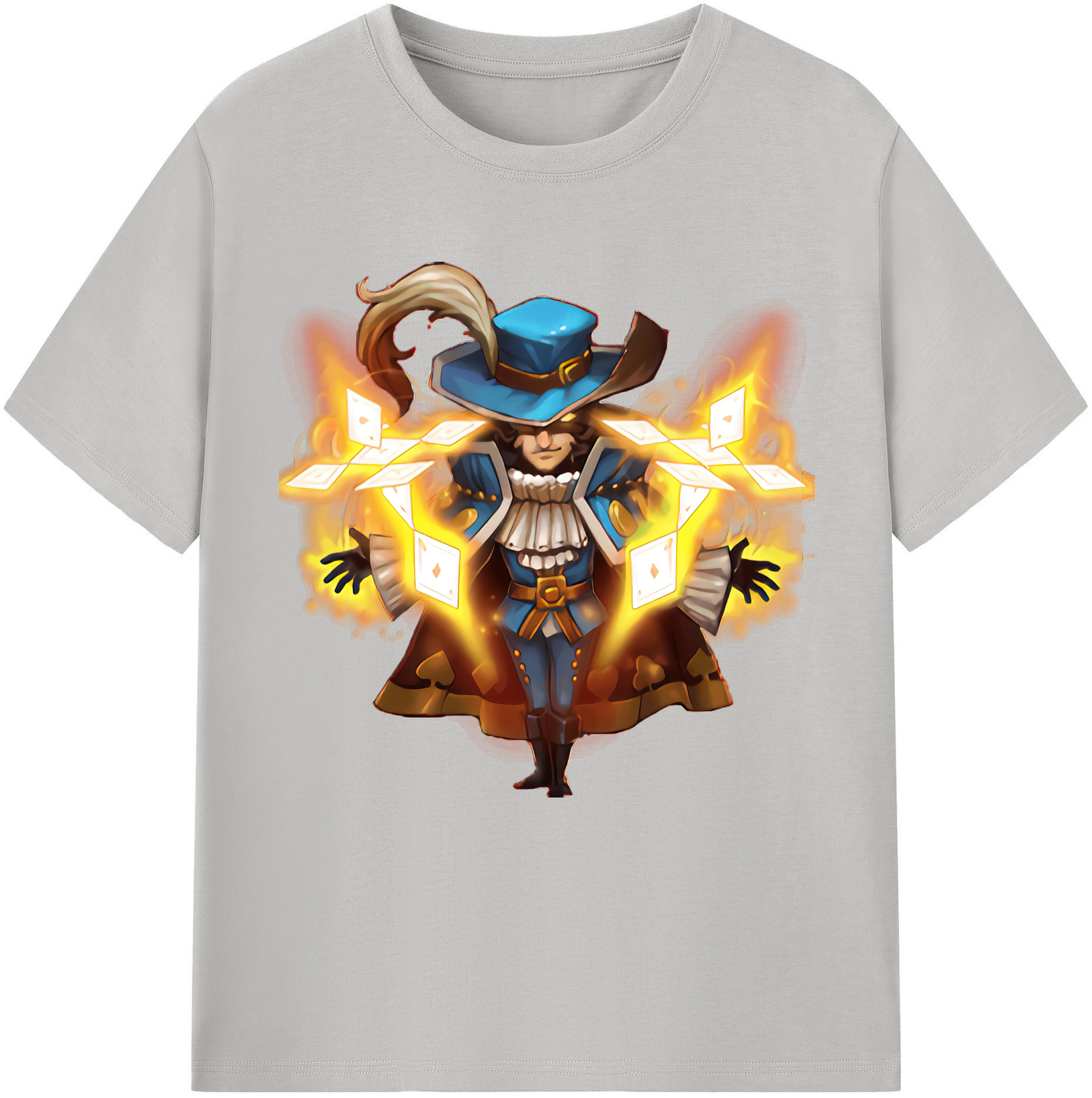 （画像用） リーグ・オブ・レジェンド League of Legends LOL レディースカジュアルプリントTシャツ（綿100％）