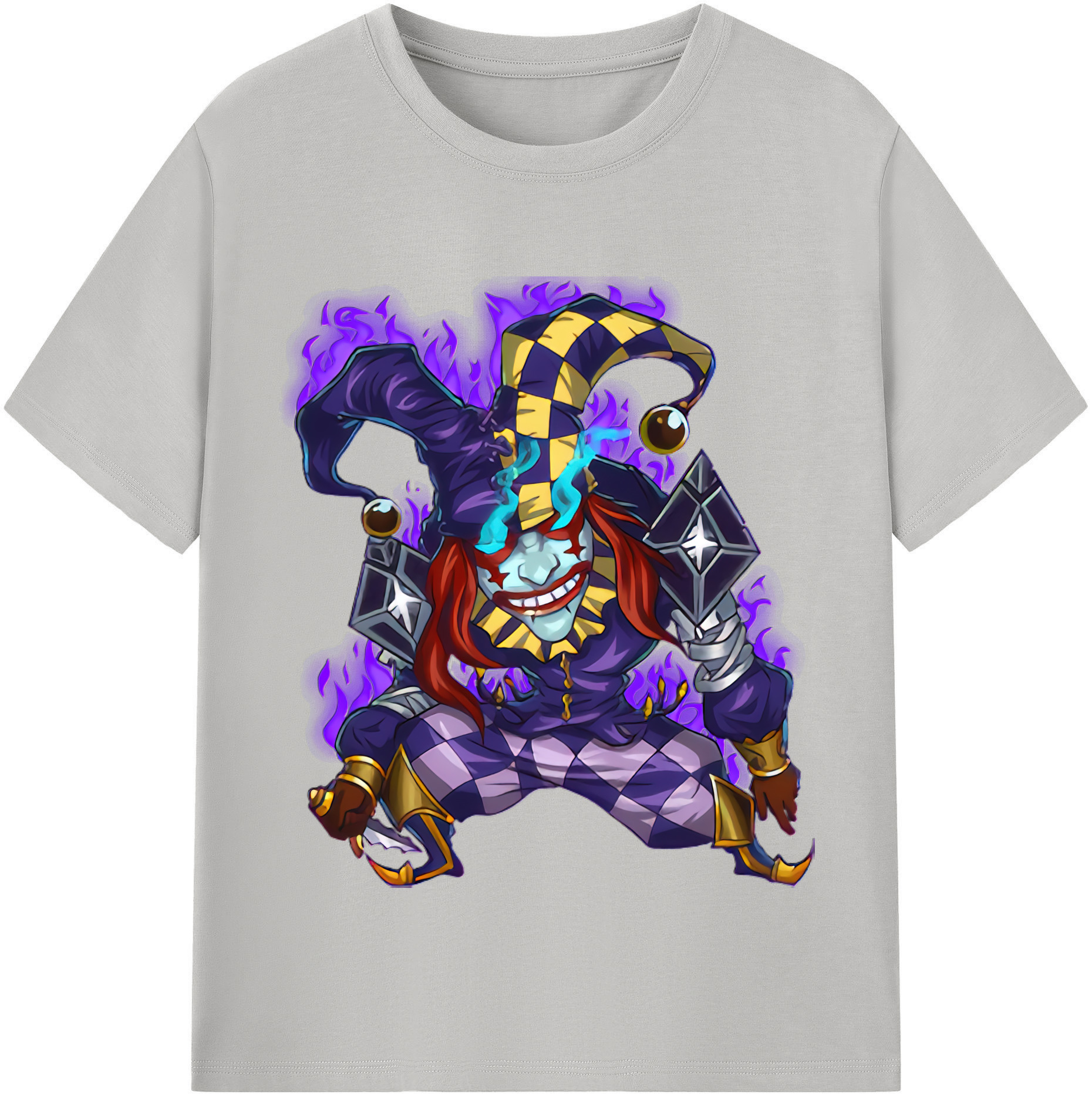 （画像用） リーグ・オブ・レジェンド League of Legends LOL レディースカジュアルプリントTシャツ（綿100％）