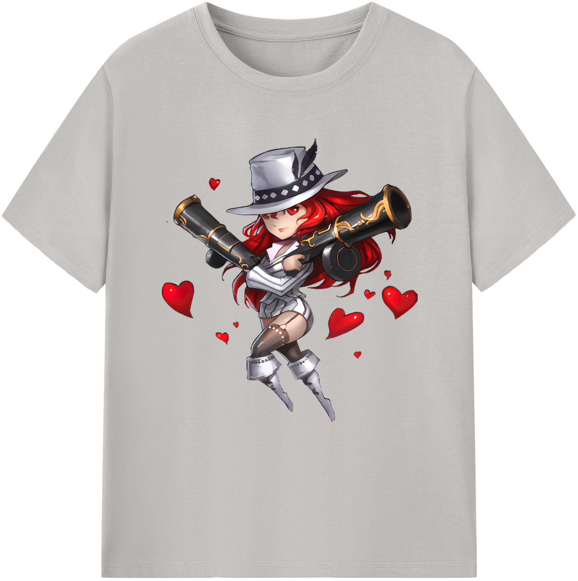 （画像用） リーグ・オブ・レジェンド League of Legends LOL レディースカジュアルプリントTシャツ（綿100％）