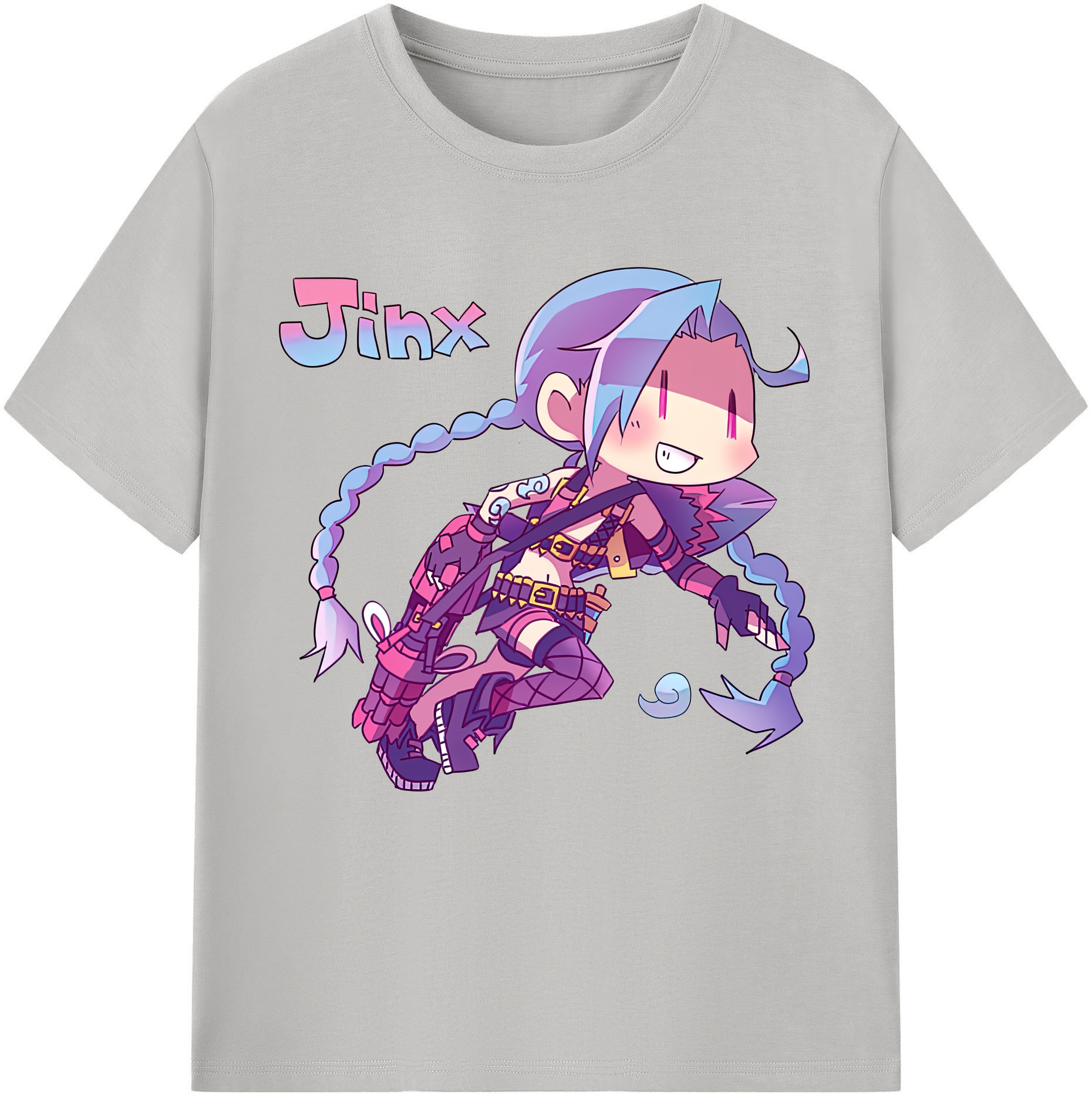 （画像用） リーグ・オブ・レジェンド League of Legends LOL レディースカジュアルプリントTシャツ（綿100％）