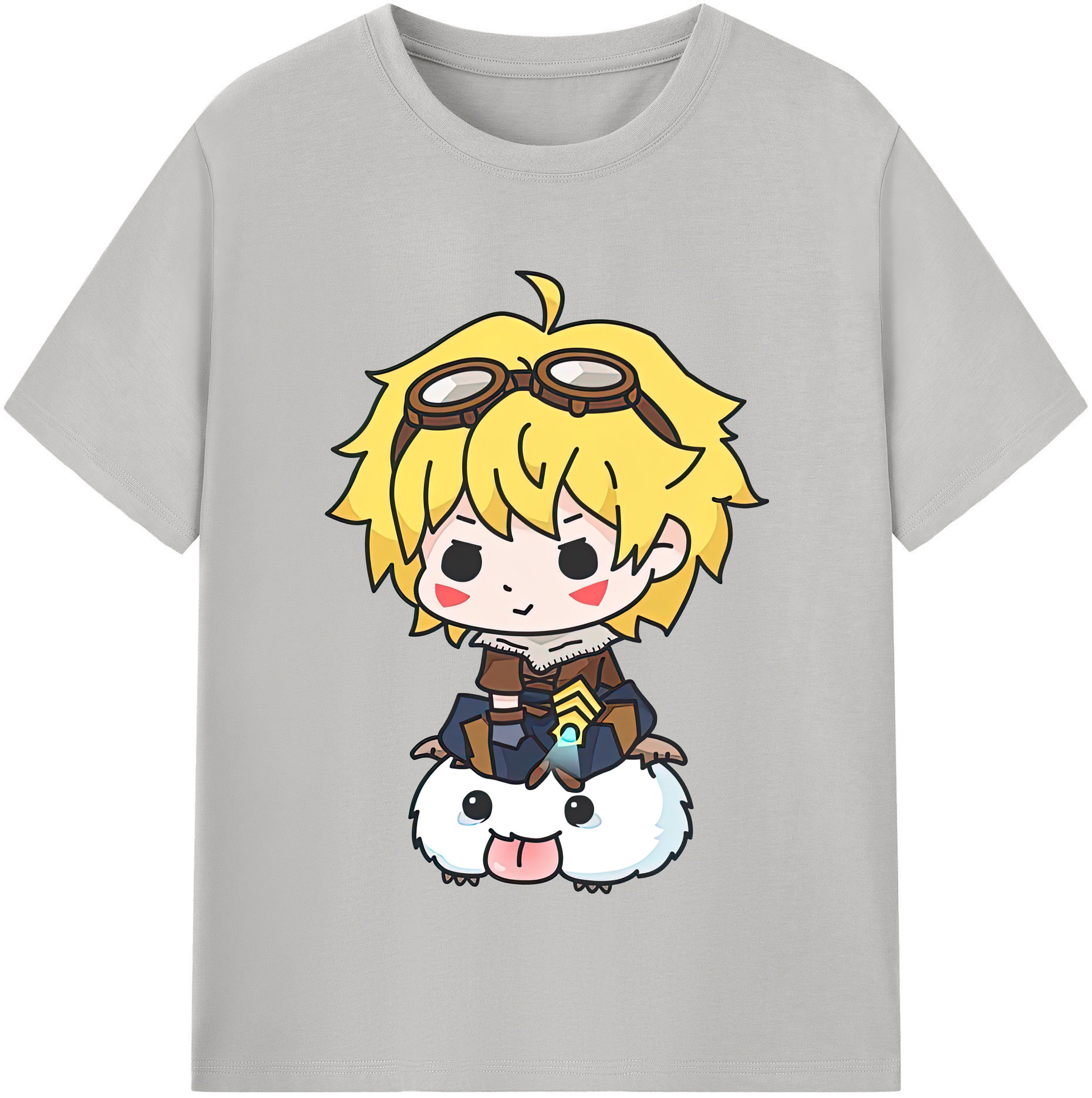 リーグ・オブ・レジェンド League of Legends LOL レディースカジュアルプリントTシャツ（綿100％）