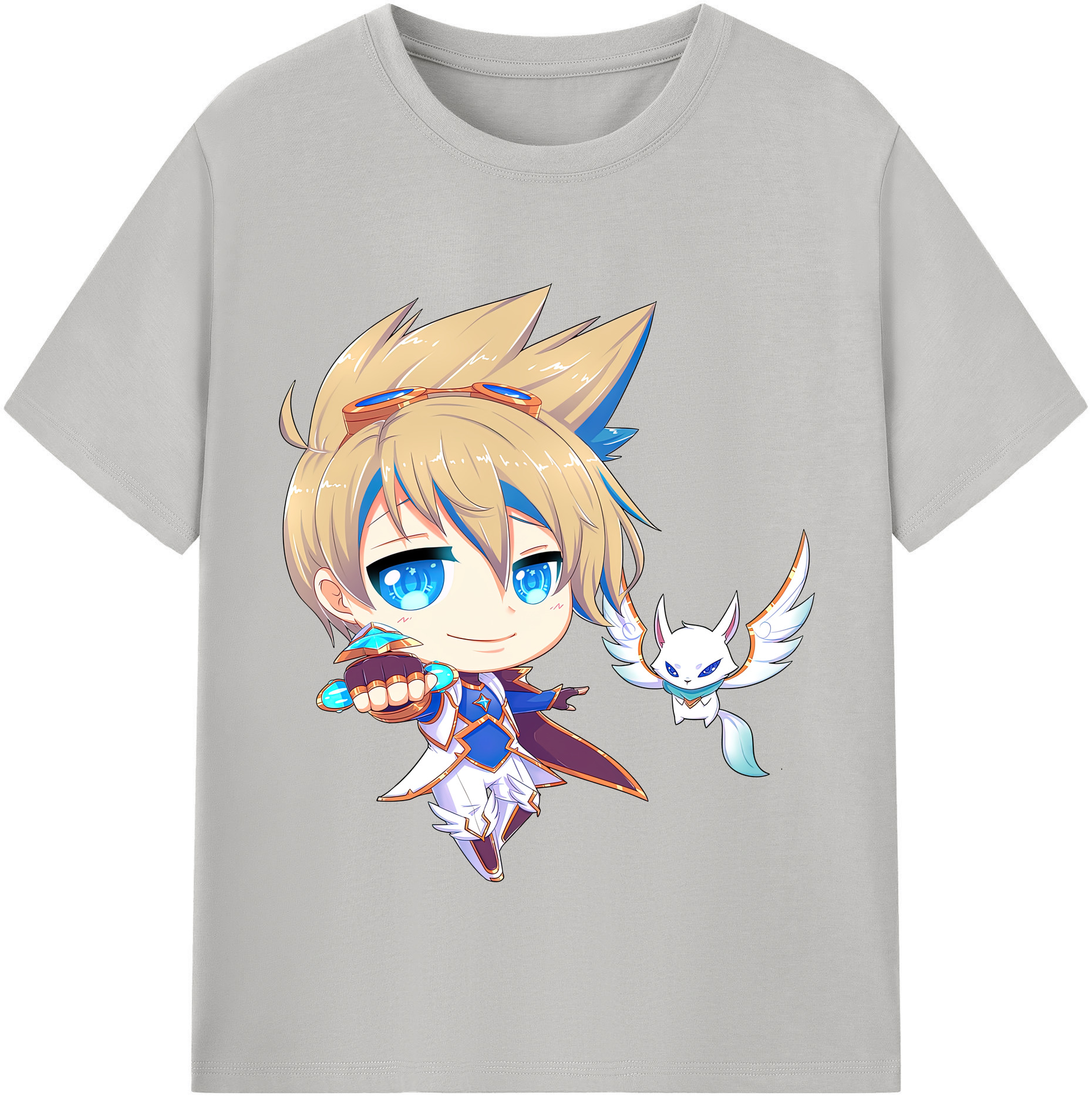 リーグ・オブ・レジェンド League of Legends LOL レディースカジュアルプリントTシャツ（綿100％）