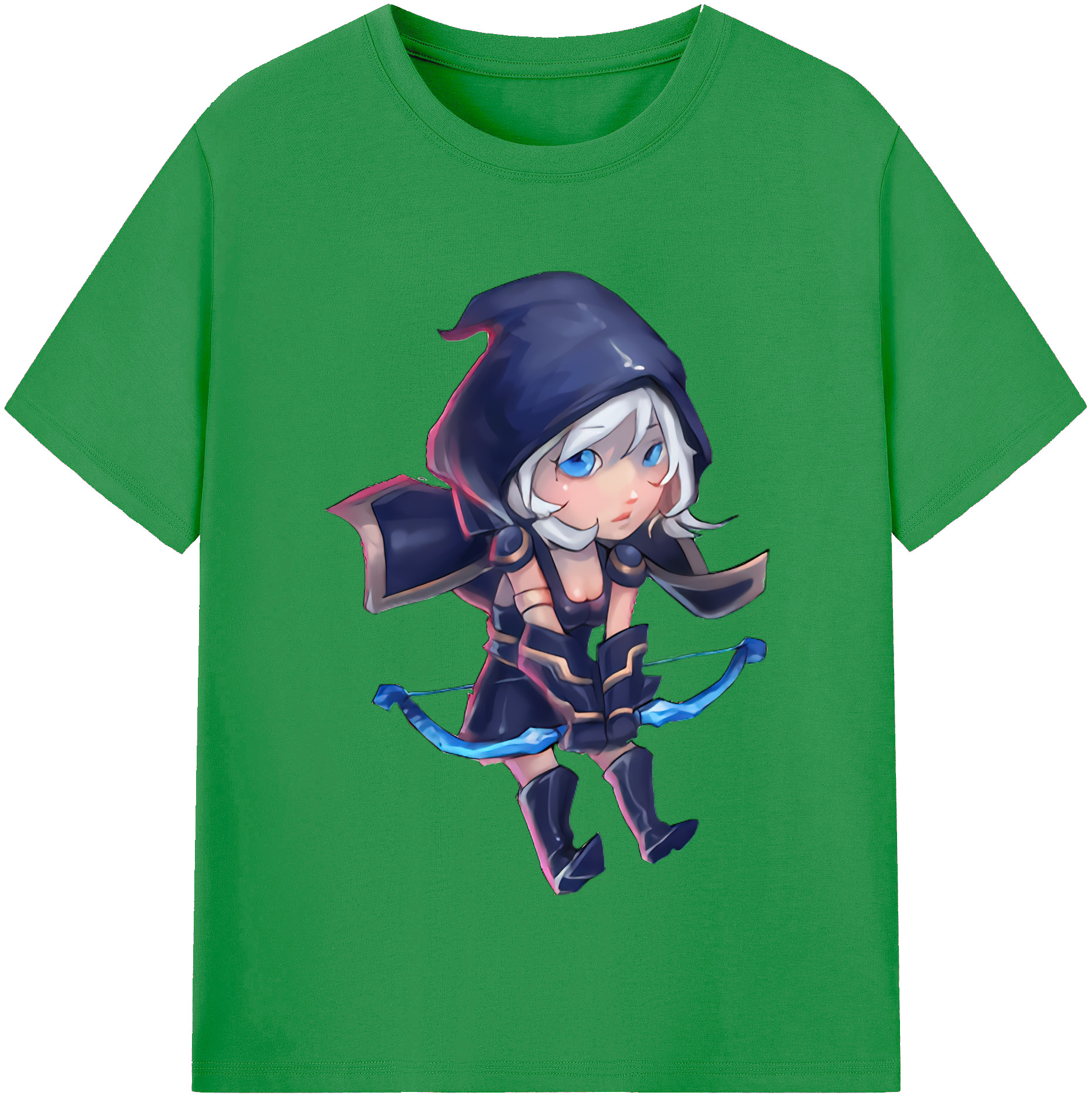 （画像用） リーグ・オブ・レジェンド League of Legends LOL レディースカジュアルプリントTシャツ（綿100％）