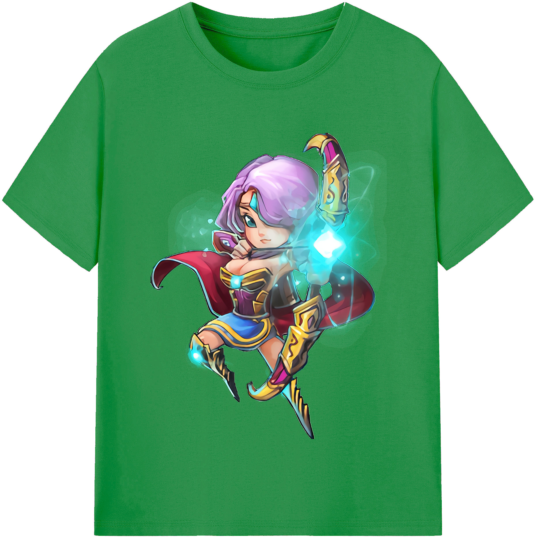 （画像用） リーグ・オブ・レジェンド League of Legends LOL レディースカジュアルプリントTシャツ（綿100％）
