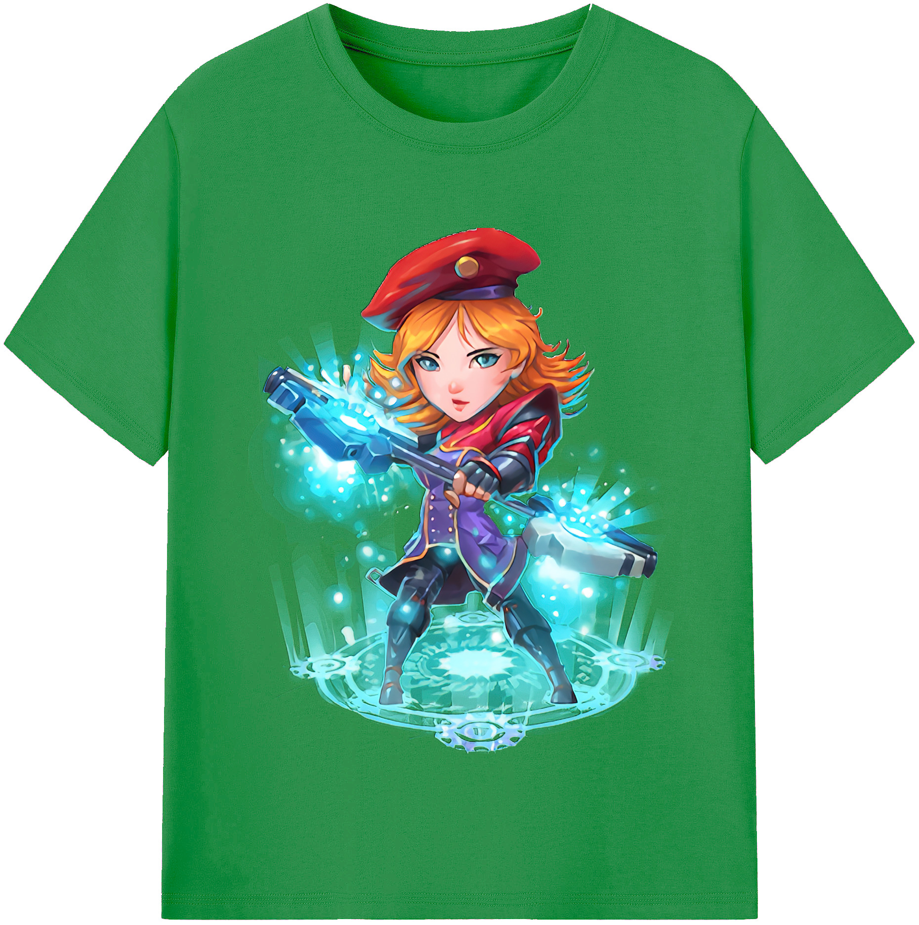 （画像用） リーグ・オブ・レジェンド League of Legends LOL レディースカジュアルプリントTシャツ（綿100％）