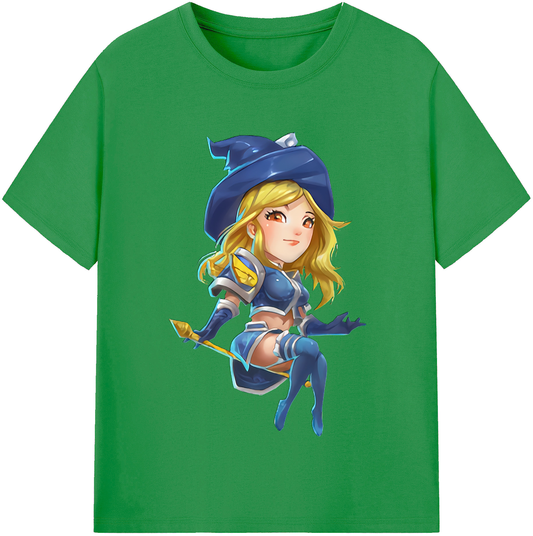 （画像用） リーグ・オブ・レジェンド League of Legends LOL レディースカジュアルプリントTシャツ（綿100％）
