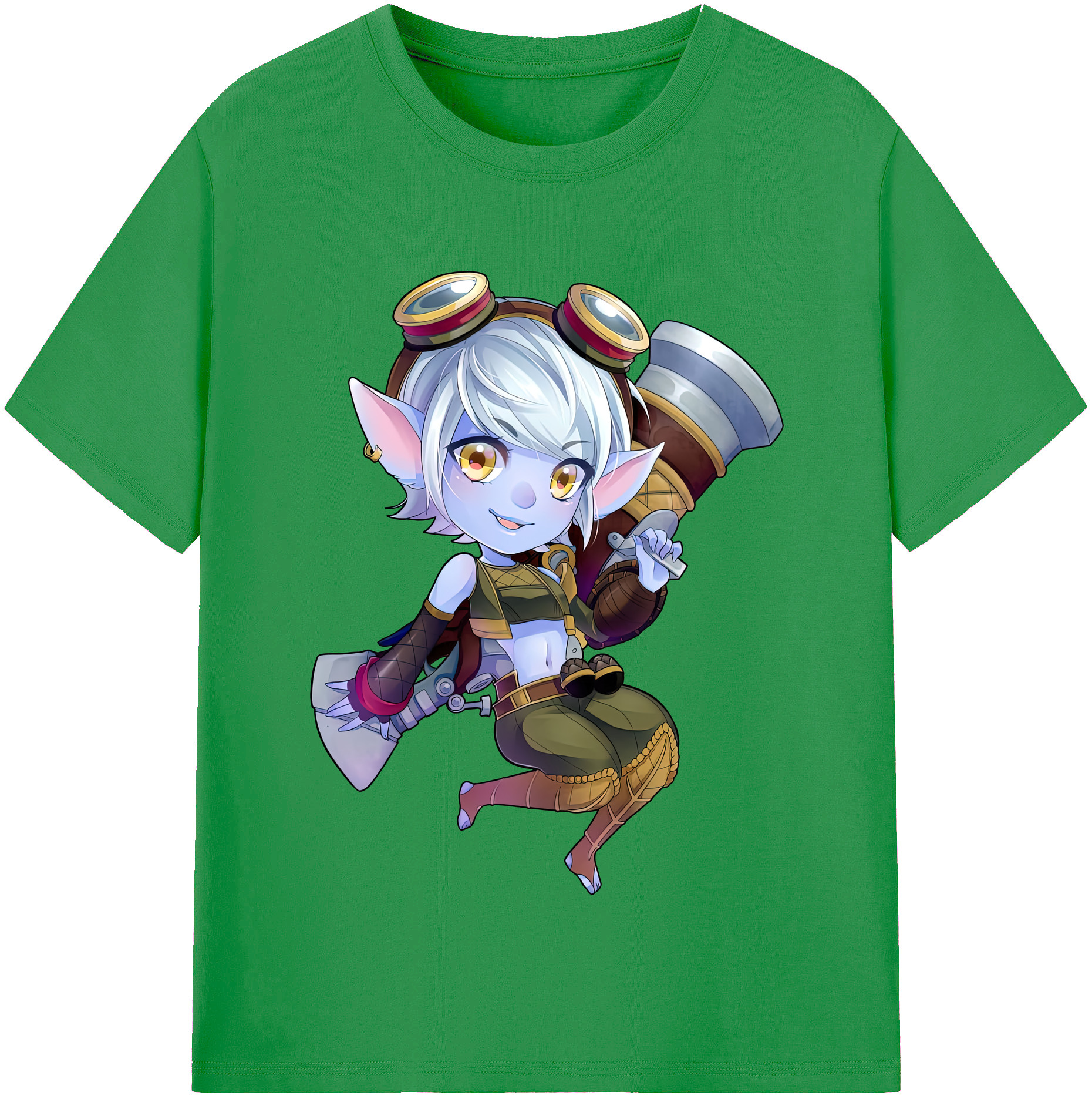 （画像用） リーグ・オブ・レジェンド League of Legends LOL レディースカジュアルプリントTシャツ（綿100％）