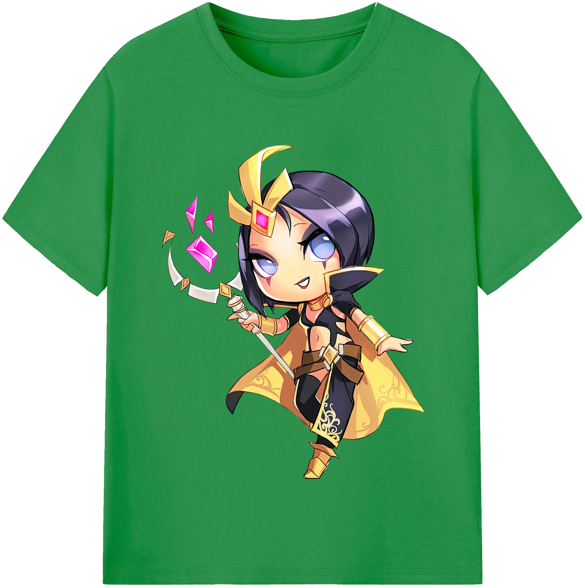 （画像用） リーグ・オブ・レジェンド League of Legends LOL レディースカジュアルプリントTシャツ（綿100％）
