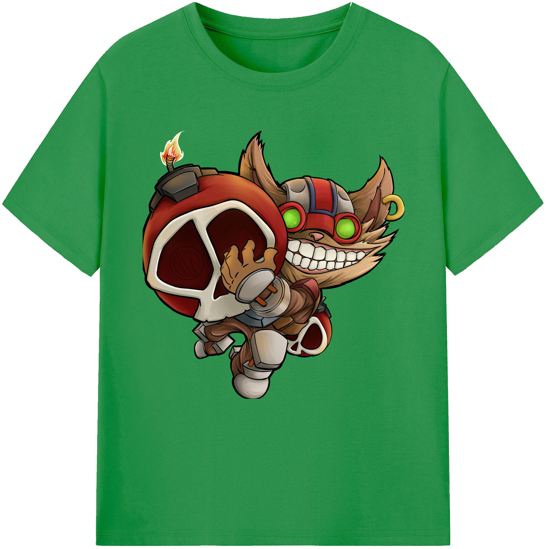 （画像用） リーグ・オブ・レジェンド League of Legends LOL レディースカジュアルプリントTシャツ（綿100％）