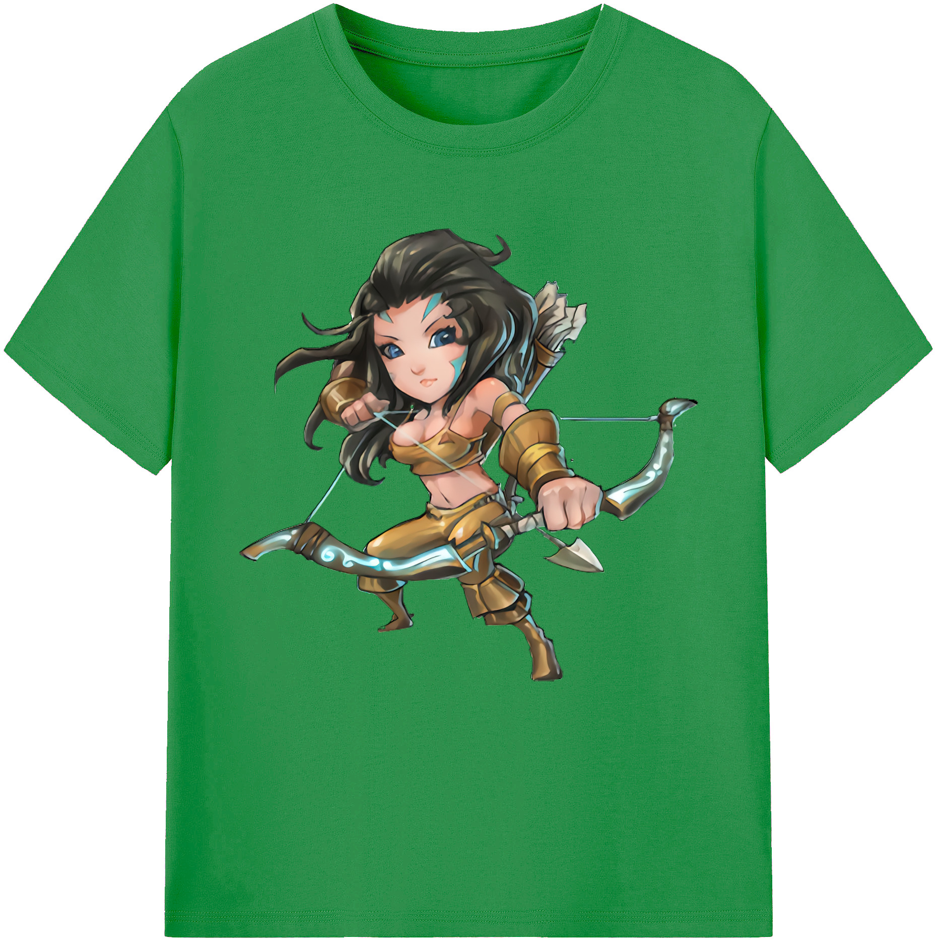 （画像用） リーグ・オブ・レジェンド League of Legends LOL レディースカジュアルプリントTシャツ（綿100％）