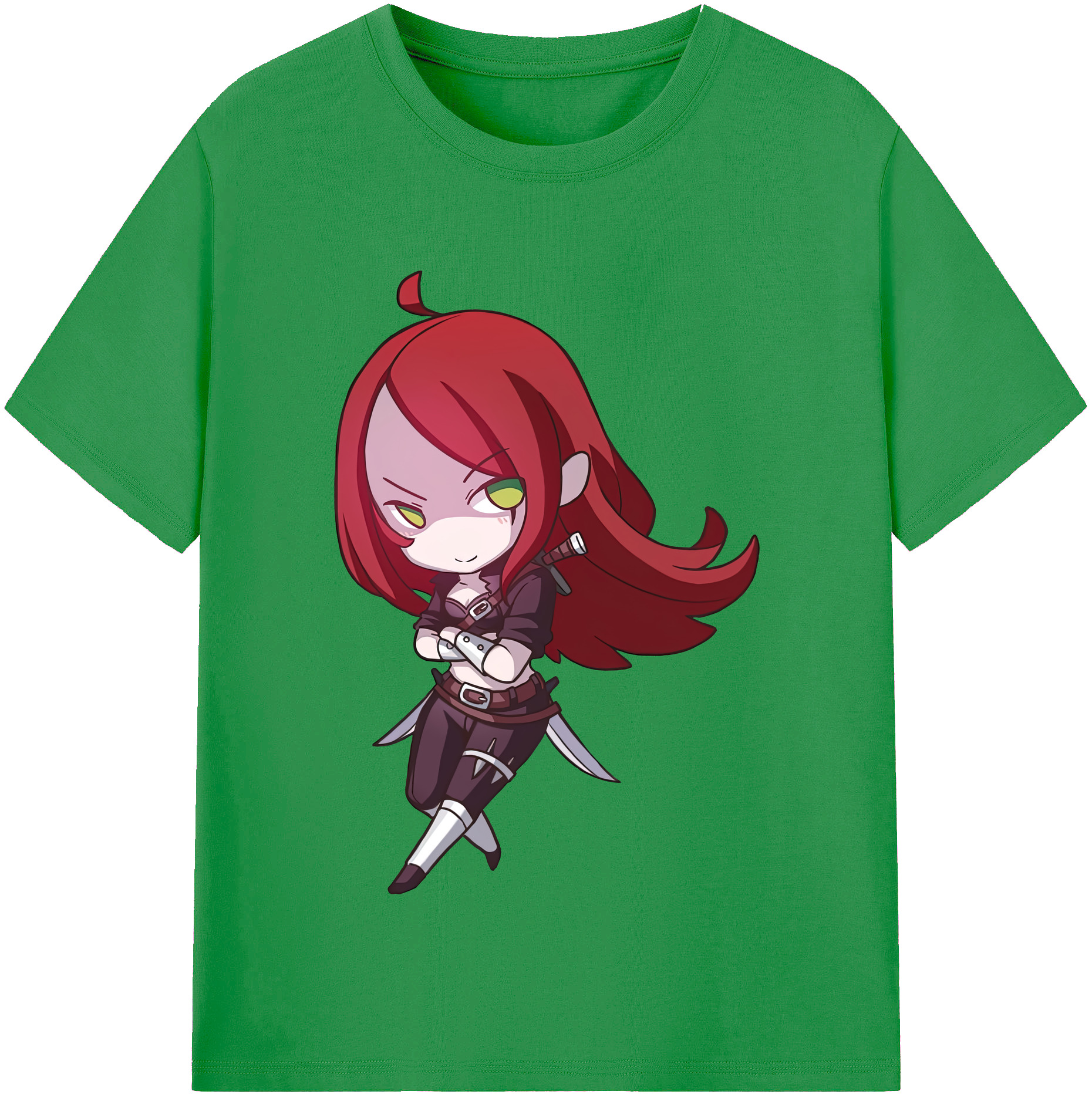 リーグ・オブ・レジェンド League of Legends LOL レディースカジュアルプリントTシャツ（綿100％）