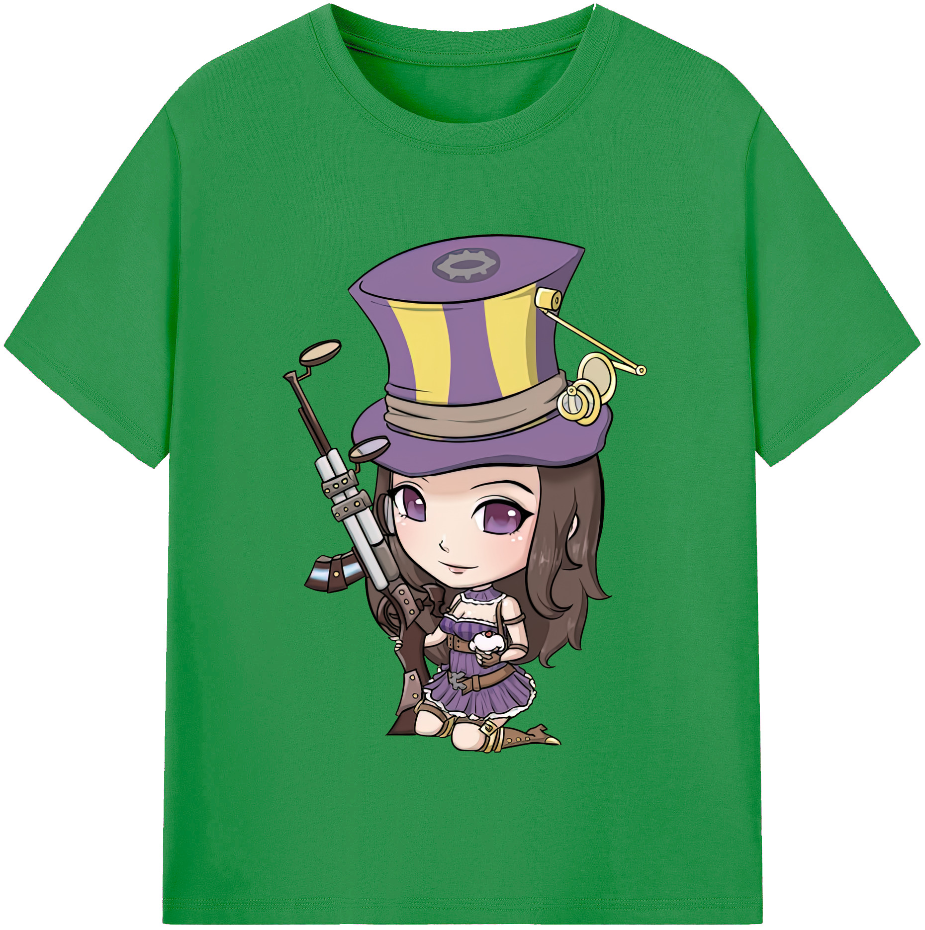 リーグ・オブ・レジェンド League of Legends LOL レディースカジュアルプリントTシャツ（綿100％）