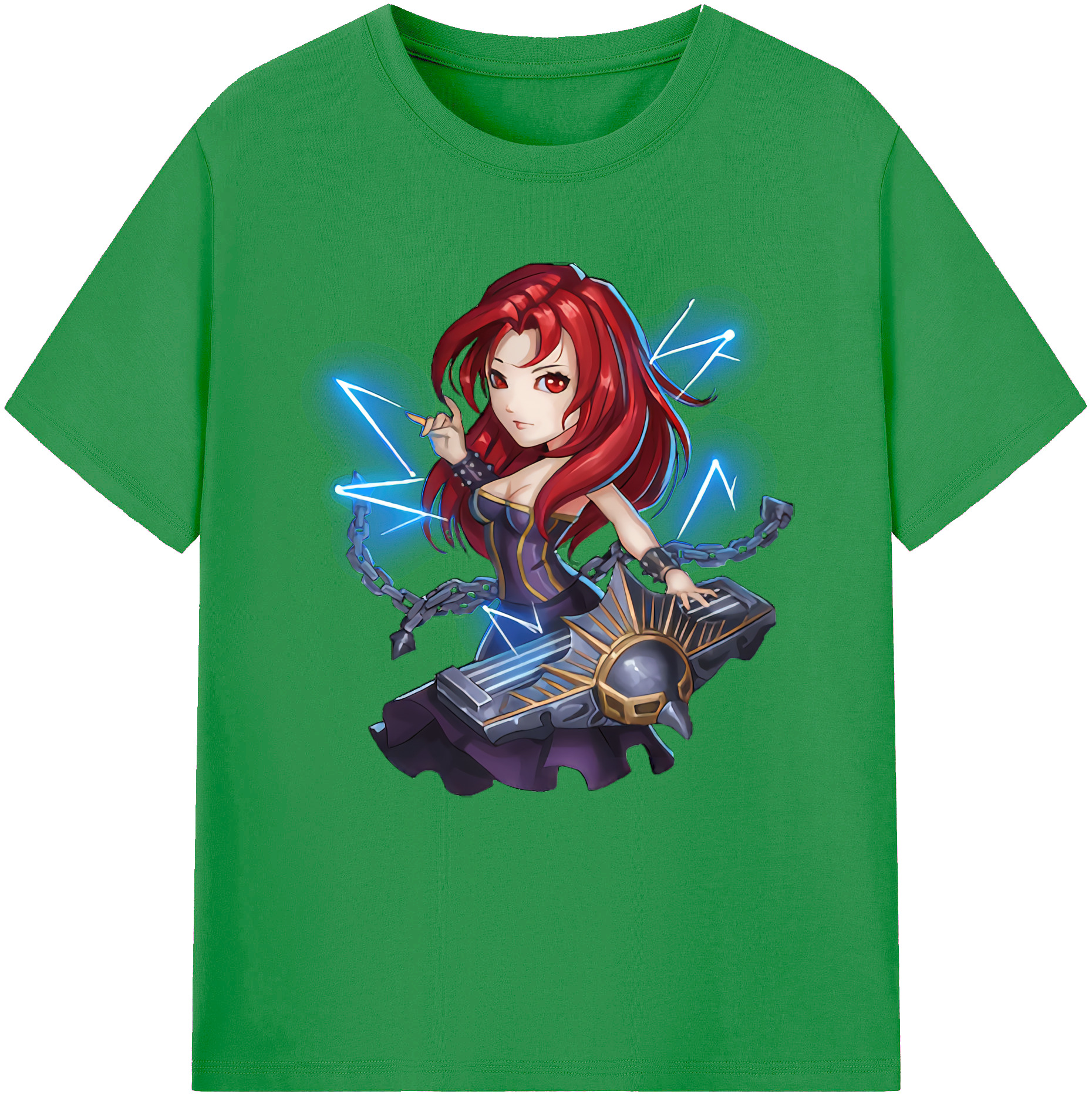 （画像用） リーグ・オブ・レジェンド League of Legends LOL レディースカジュアルプリントTシャツ（綿100％）