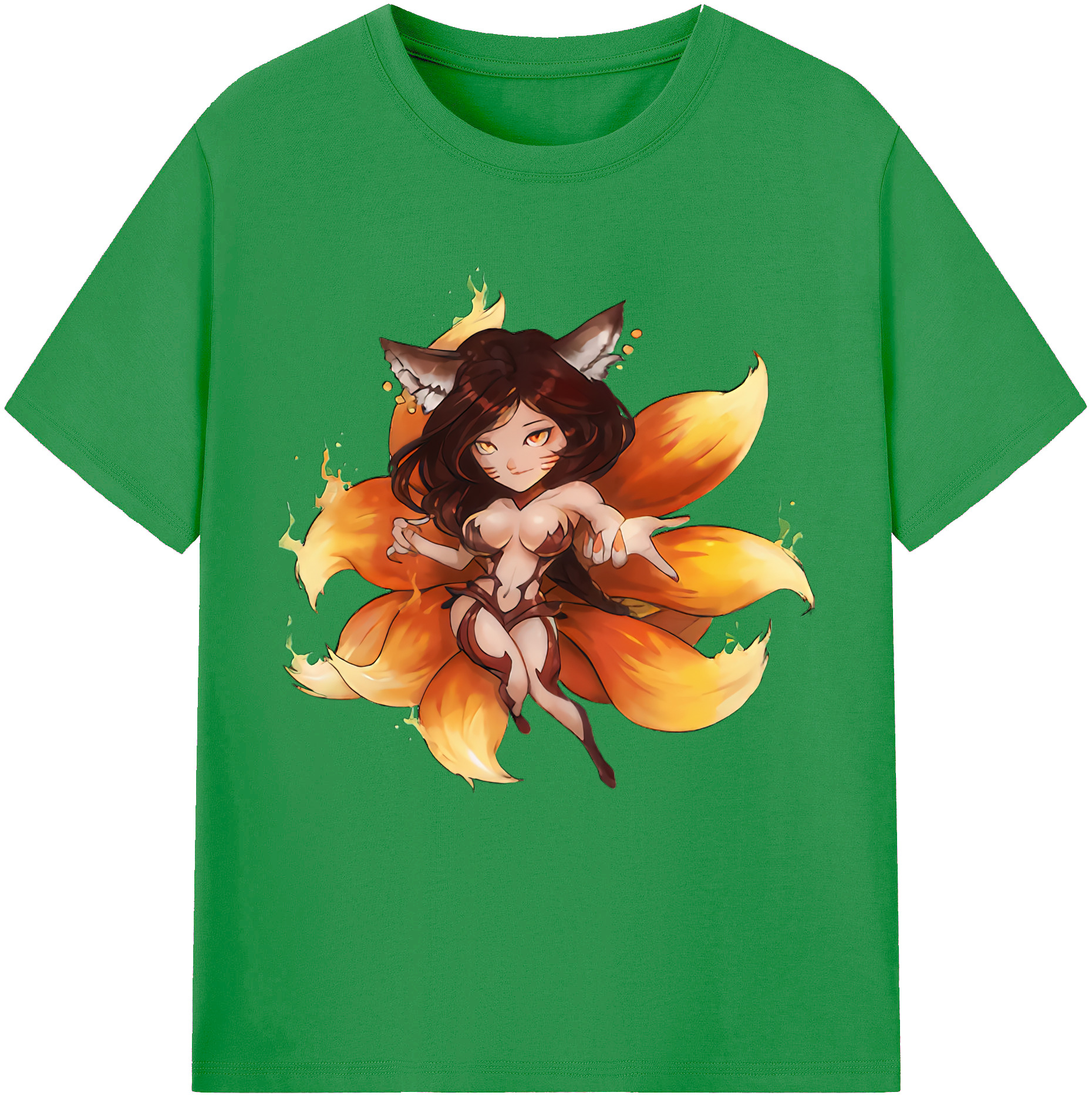 （画像用） リーグ・オブ・レジェンド League of Legends LOL レディースカジュアルプリントTシャツ（綿100％）