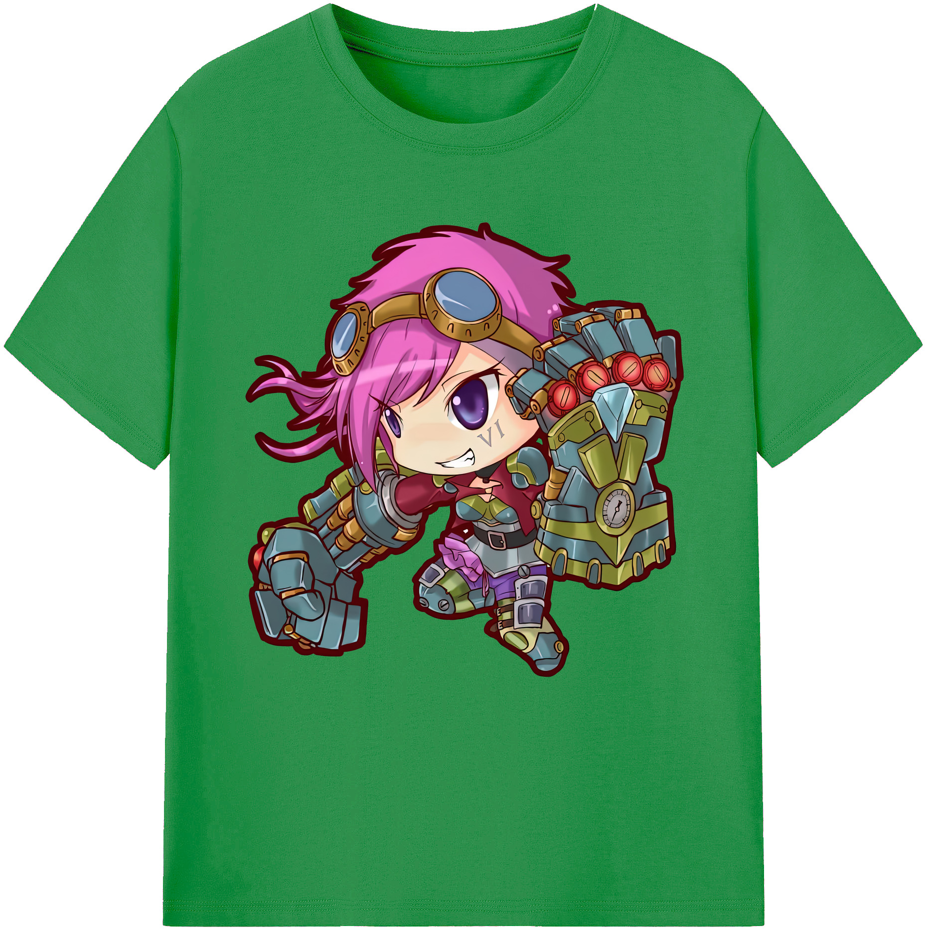 リーグ・オブ・レジェンド League of Legends LOL レディースカジュアルプリントTシャツ（綿100％）