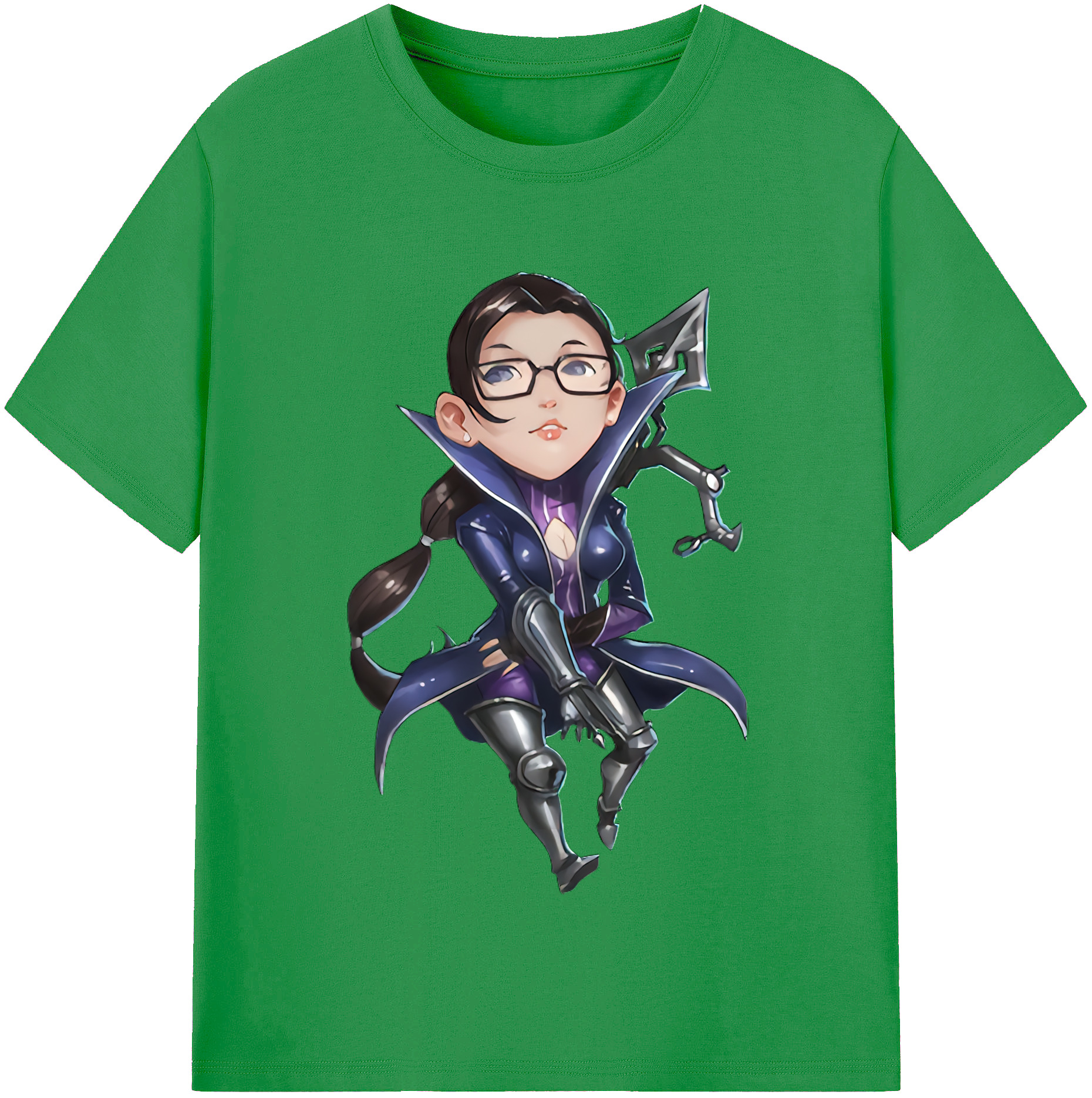 （画像用） リーグ・オブ・レジェンド League of Legends LOL レディースカジュアルプリントTシャツ（綿100％）