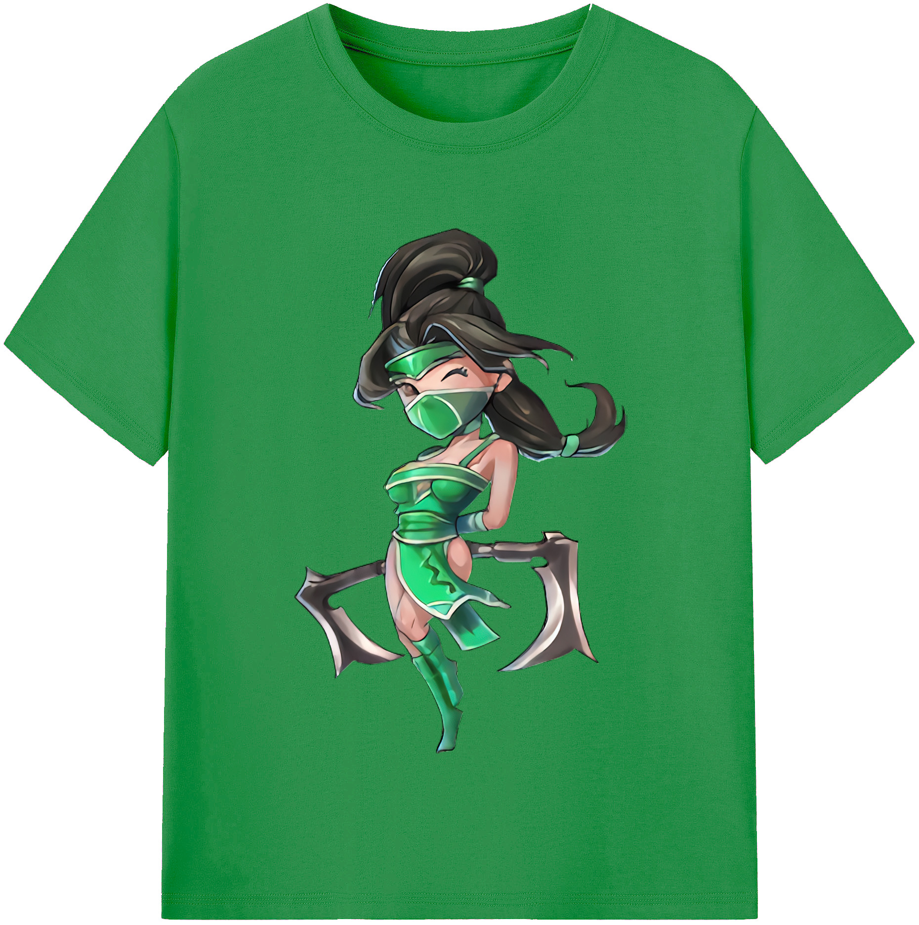 （画像用） リーグ・オブ・レジェンド League of Legends LOL レディースカジュアルプリントTシャツ（綿100％）