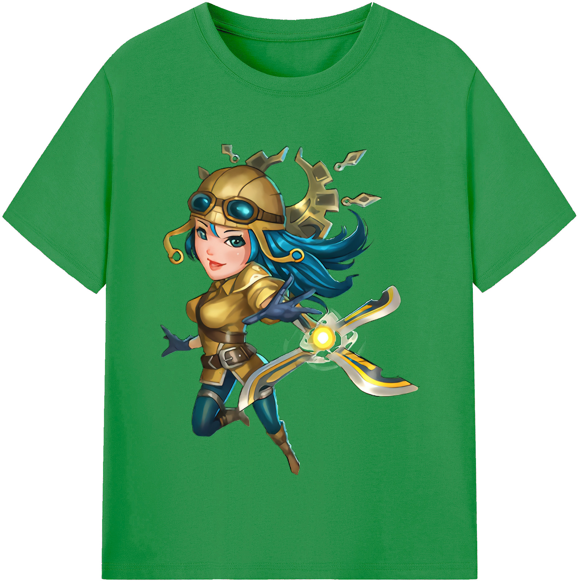 （画像用） リーグ・オブ・レジェンド League of Legends LOL レディースカジュアルプリントTシャツ（綿100％）