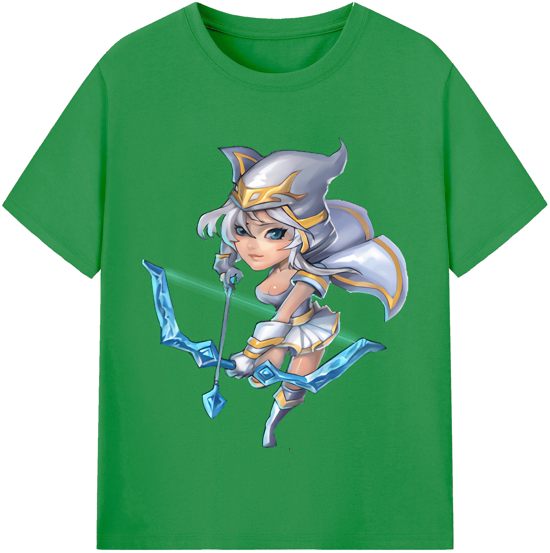 （画像用） リーグ・オブ・レジェンド League of Legends LOL レディースカジュアルプリントTシャツ（綿100％）