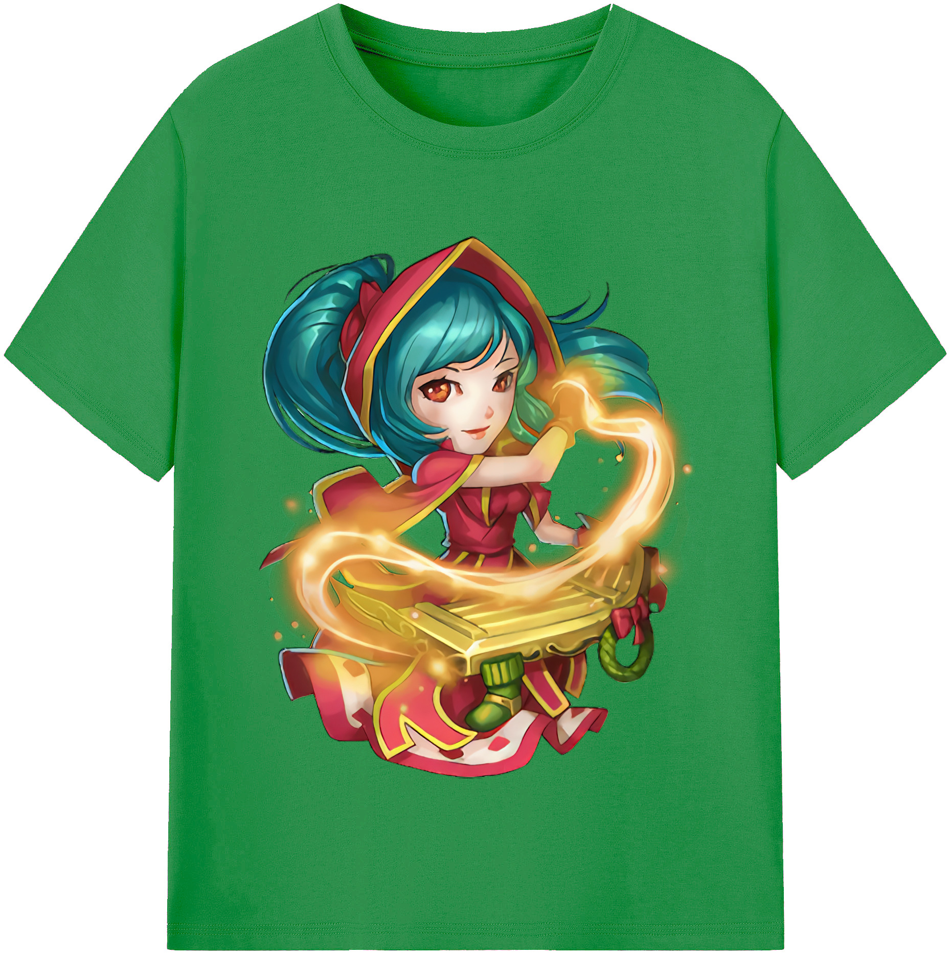 （画像用） リーグ・オブ・レジェンド League of Legends LOL レディースカジュアルプリントTシャツ（綿100％）