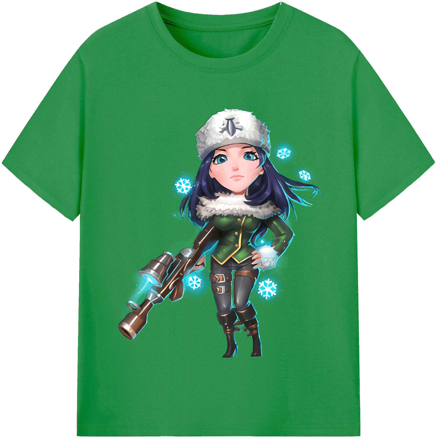 （画像用） リーグ・オブ・レジェンド League of Legends LOL レディースカジュアルプリントTシャツ（綿100％）