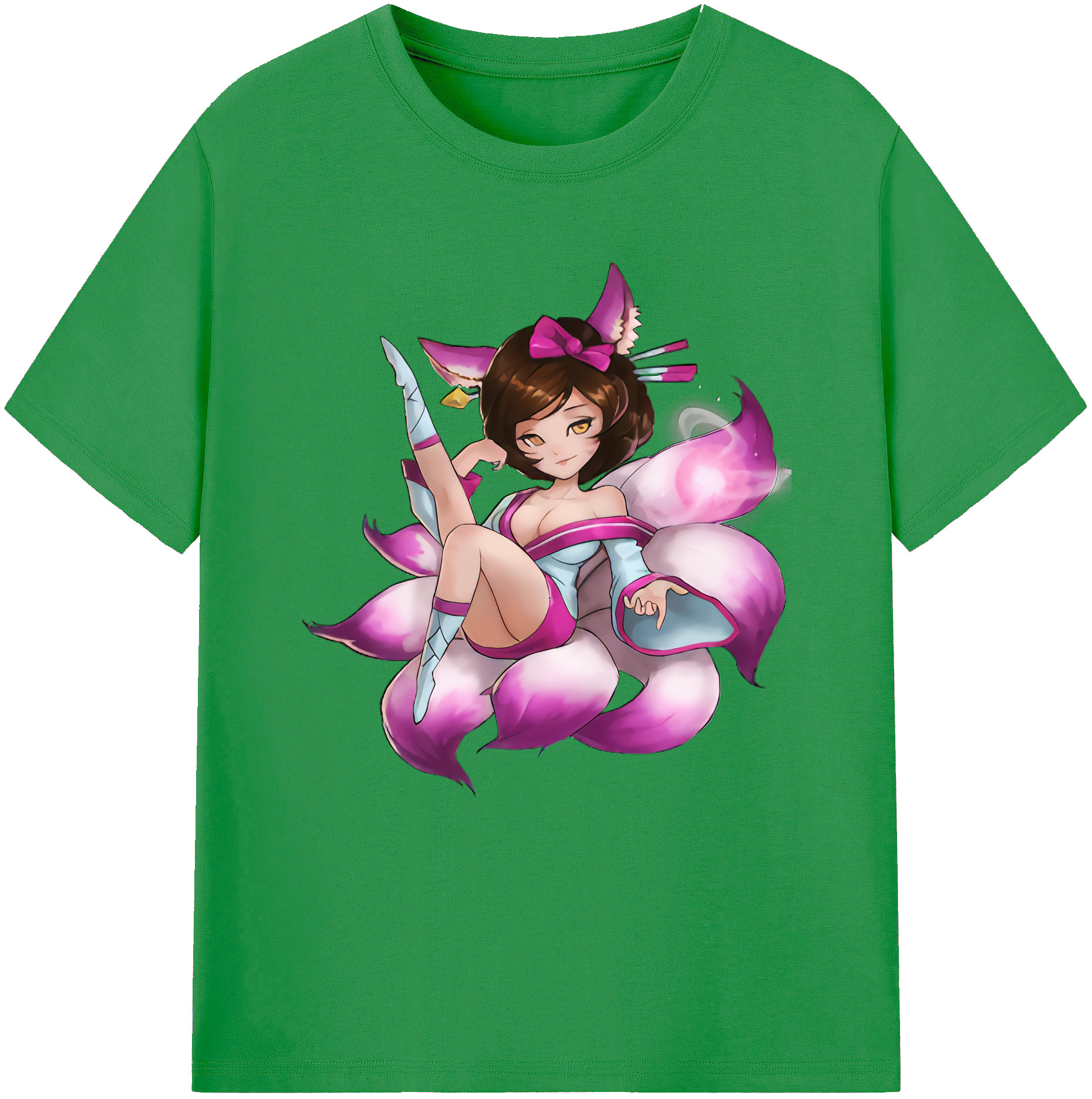 （画像用） リーグ・オブ・レジェンド League of Legends LOL レディースカジュアルプリントTシャツ（綿100％）