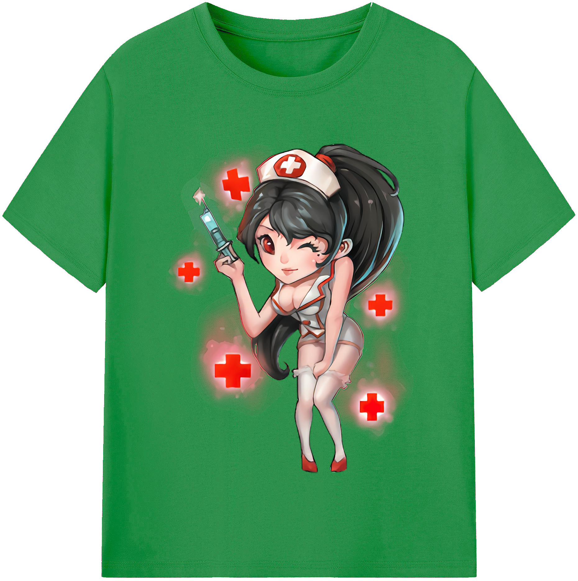 （画像用） リーグ・オブ・レジェンド League of Legends LOL レディースカジュアルプリントTシャツ（綿100％）