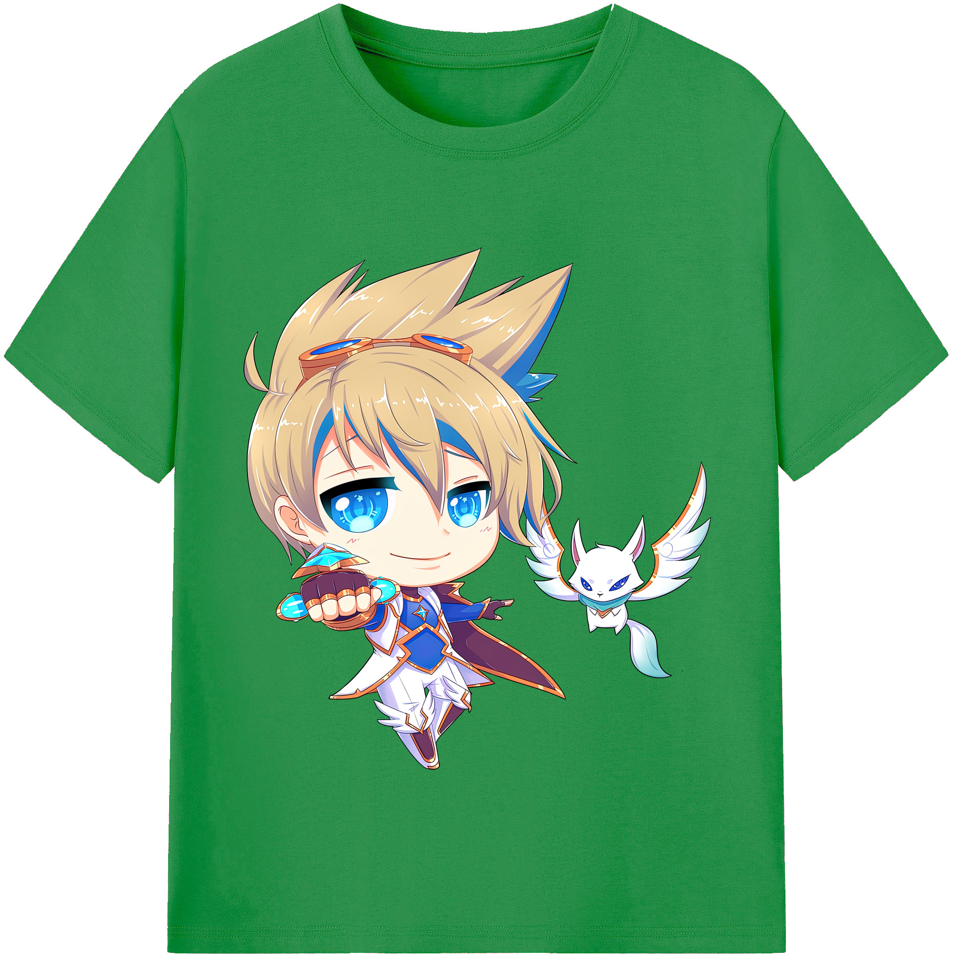 リーグ・オブ・レジェンド League of Legends LOL レディースカジュアルプリントTシャツ（綿100％）