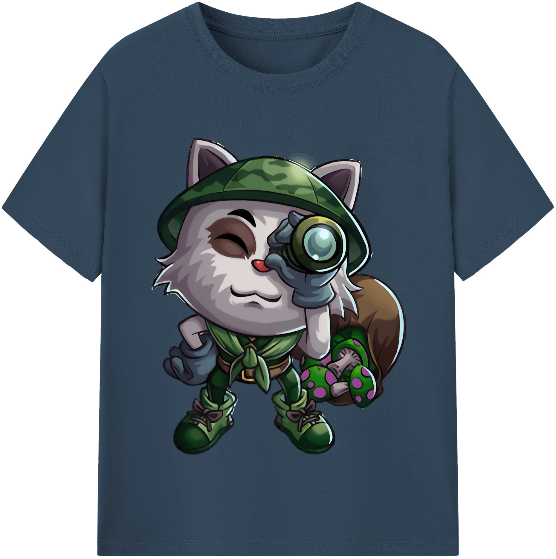 （画像用） リーグ・オブ・レジェンド League of Legends LOL レディースカジュアルプリントTシャツ（綿100％）
